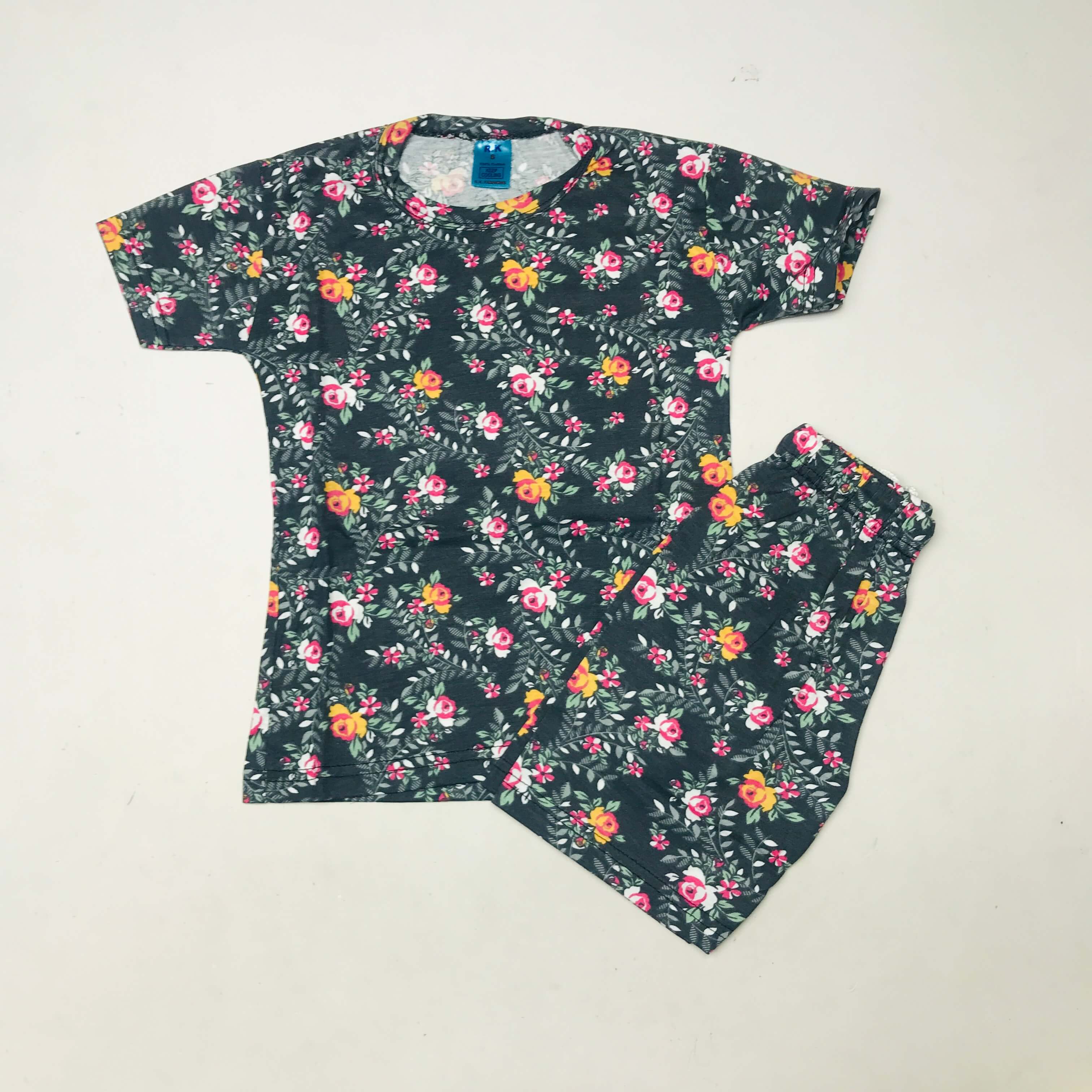 Kids Printed Shorts Set