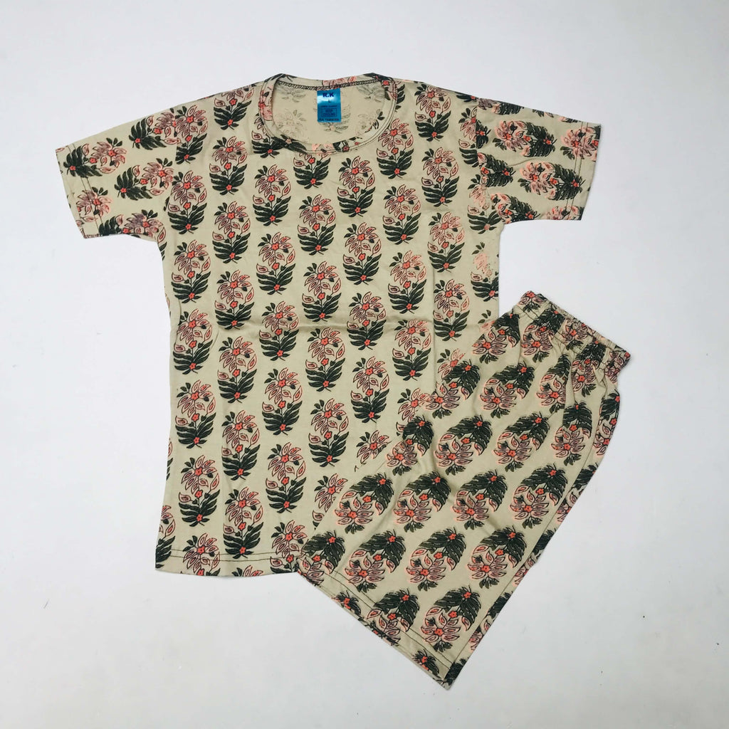Kids Printed Shorts Set