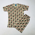 Kids Printed Shorts Set