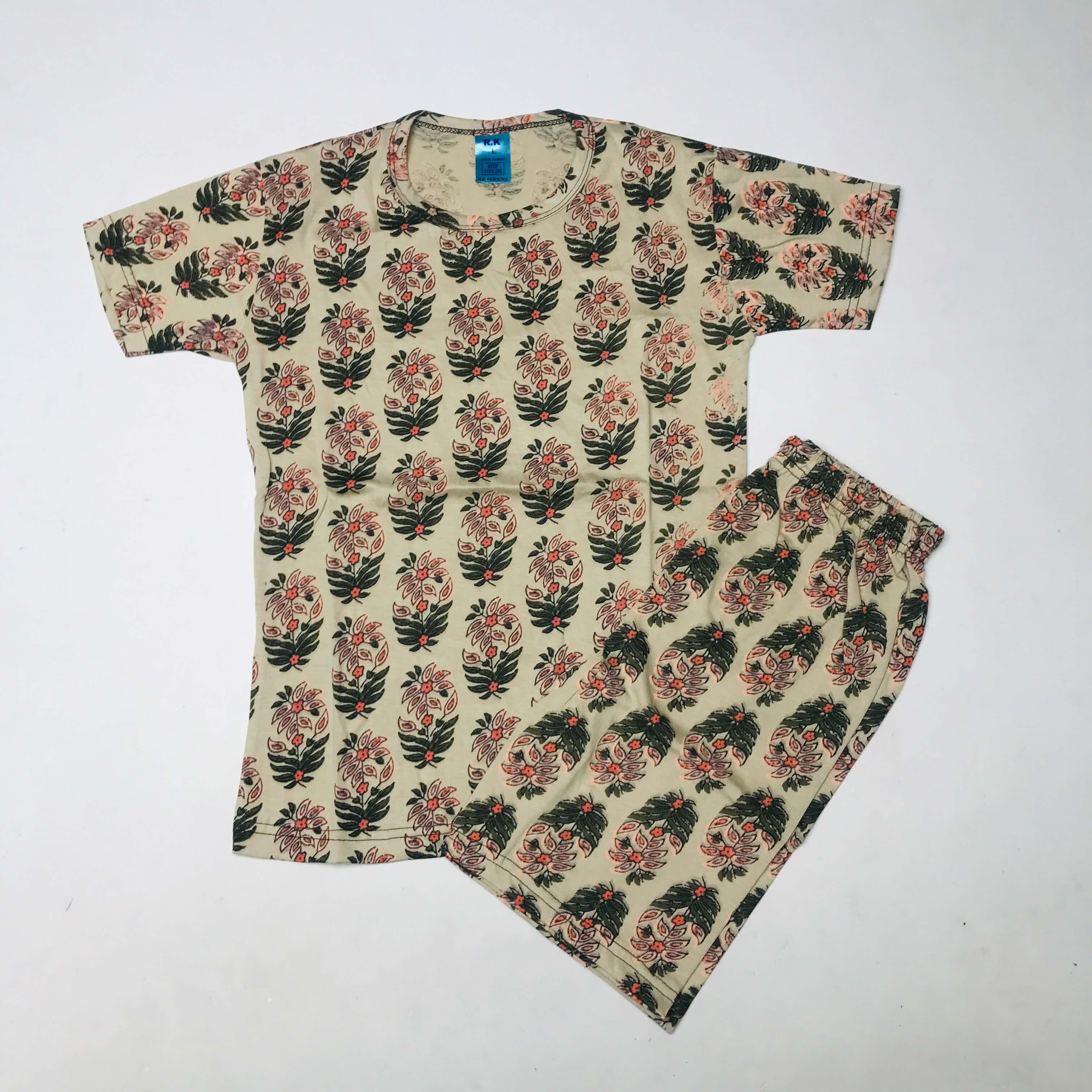 Kids Printed Shorts Set