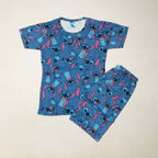 Kids Printed Shorts Set