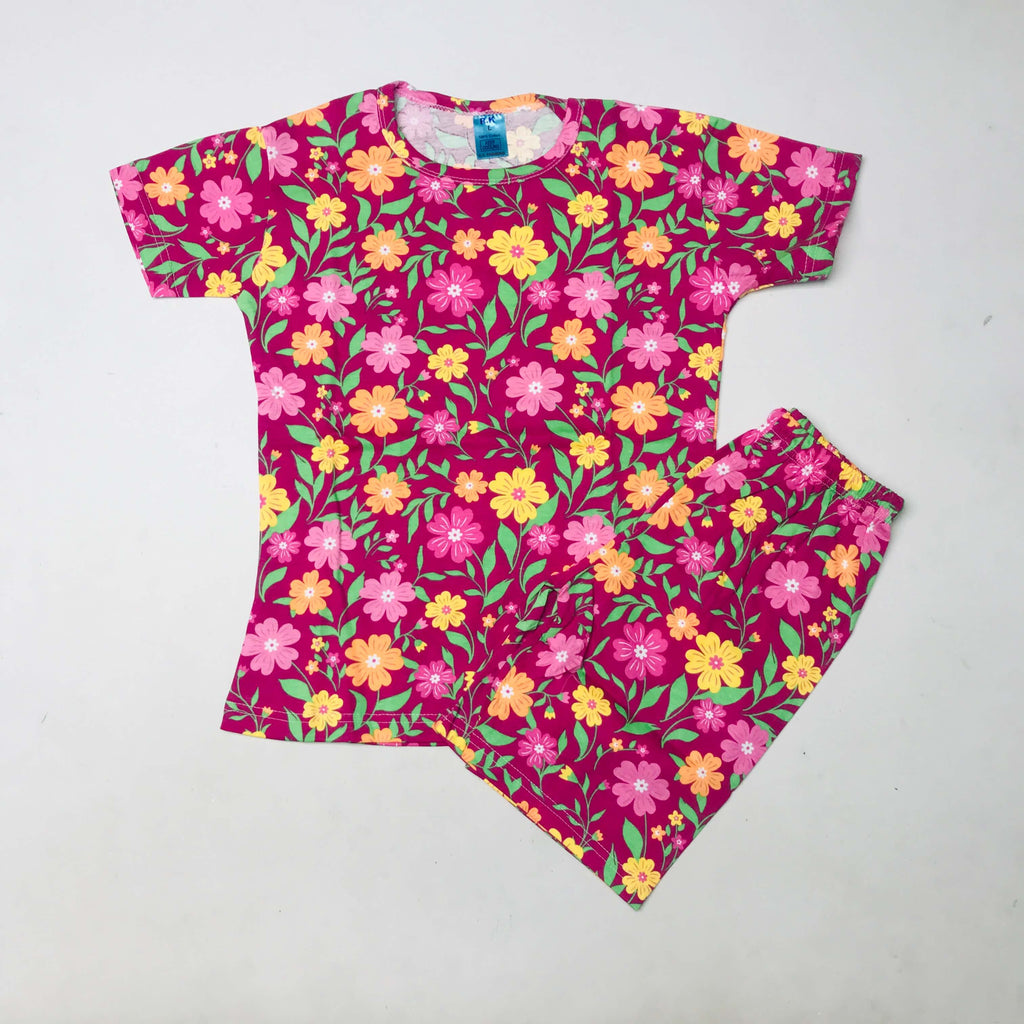 Kids Printed Shorts Set