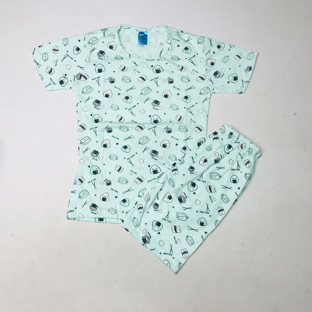 Kids Printed Shorts Set