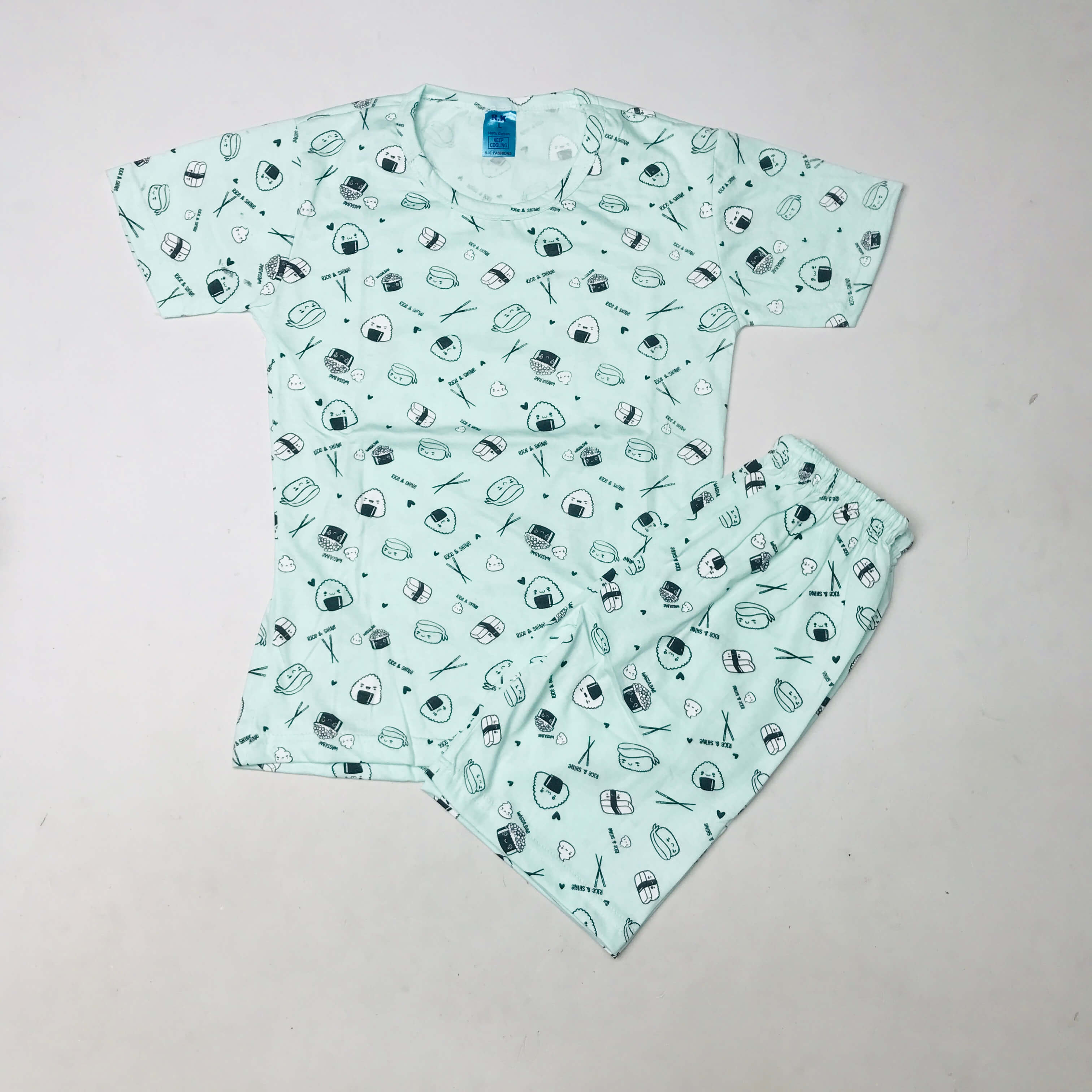 Kids Printed Shorts Set