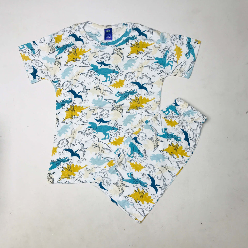 Kids Printed Shorts Set