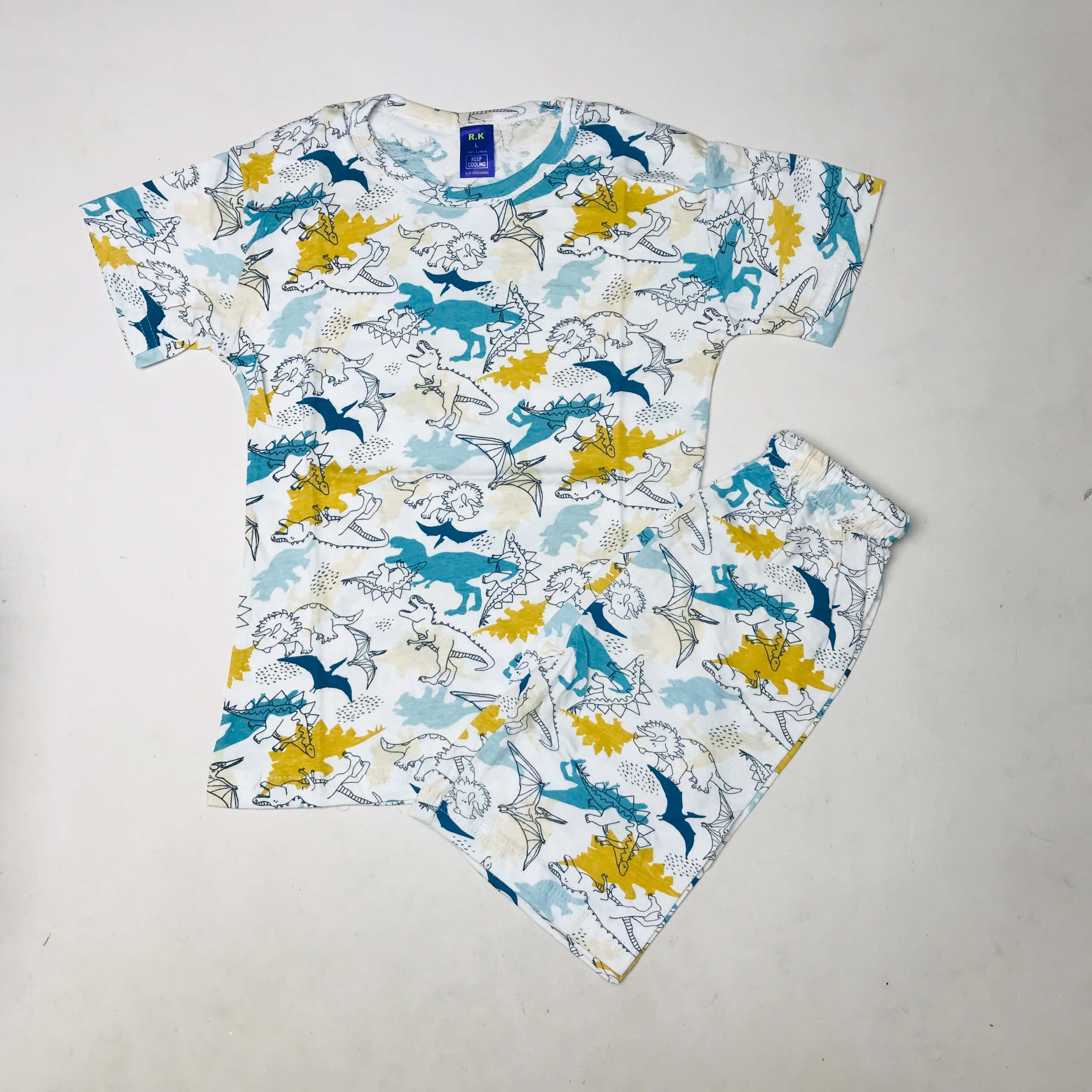 Kids Printed Shorts Set