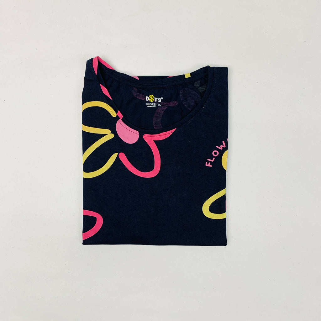 Dots Ladies Printed T-Shirt