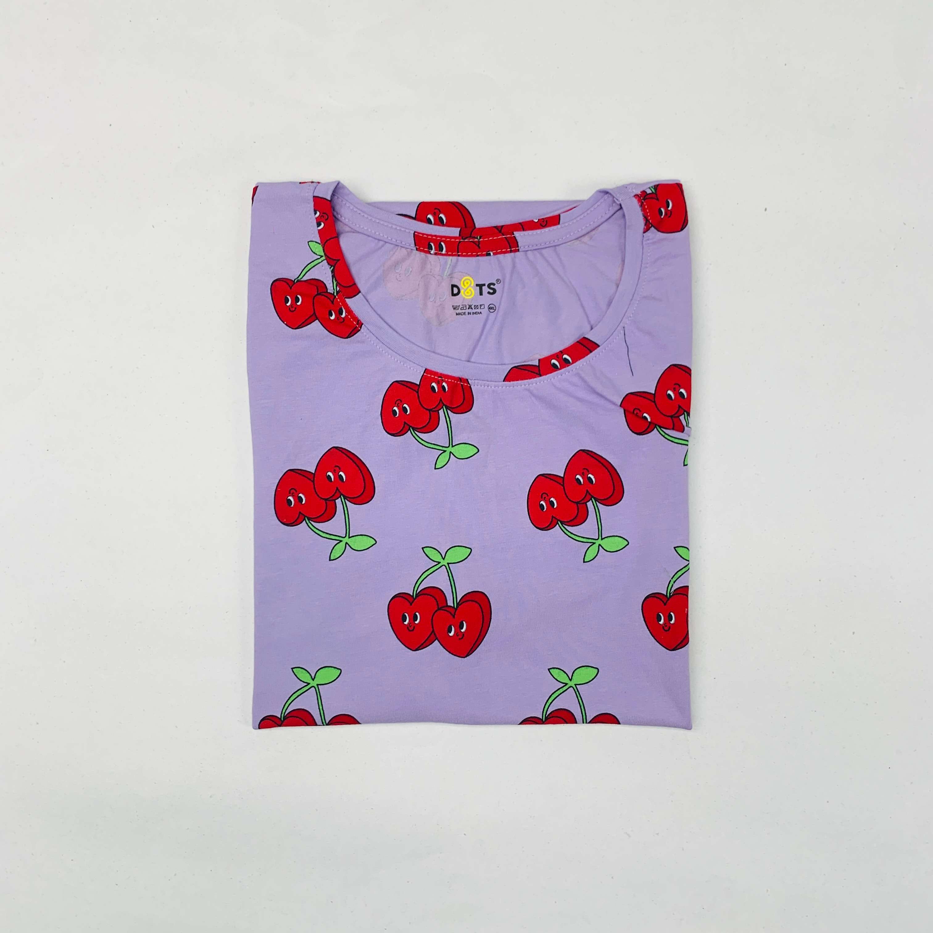 Dots Ladies Printed T-Shirt