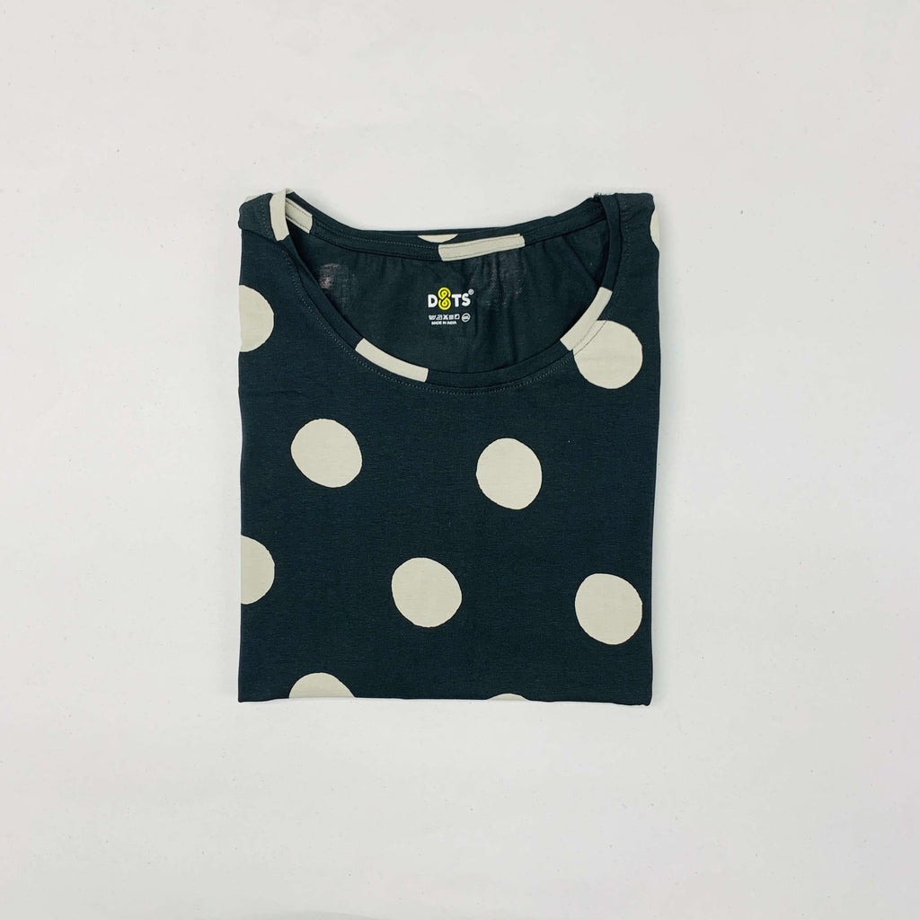 Dots Ladies Printed T-Shirt