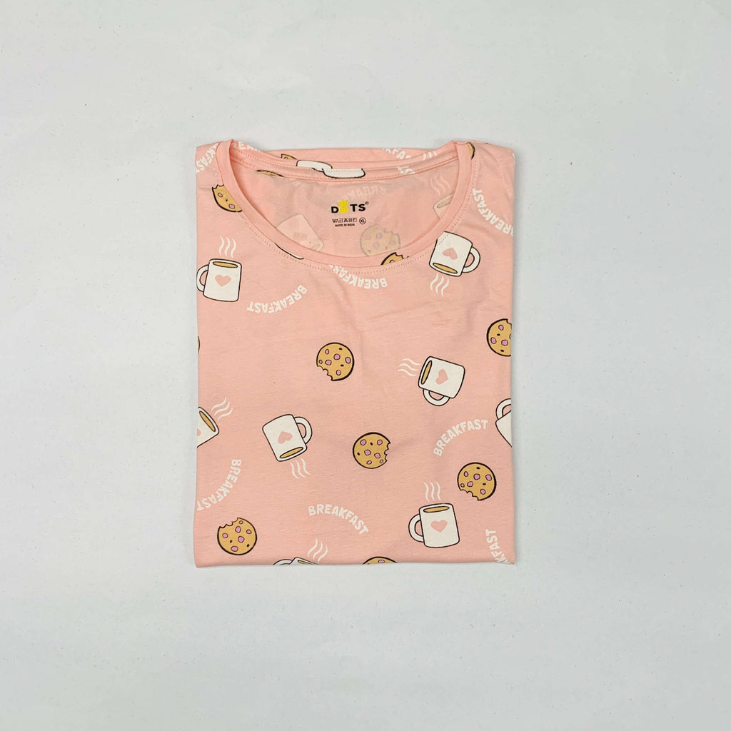 Dots Ladies Printed T-Shirt