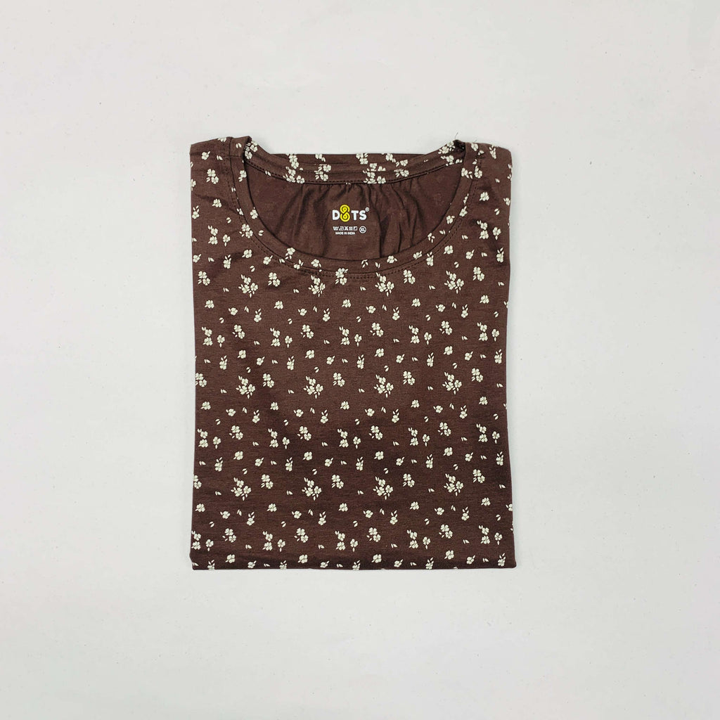 Dots Ladies Printed T-Shirt
