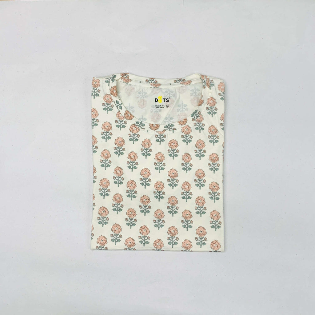 Dots Ladies Printed T-Shirt