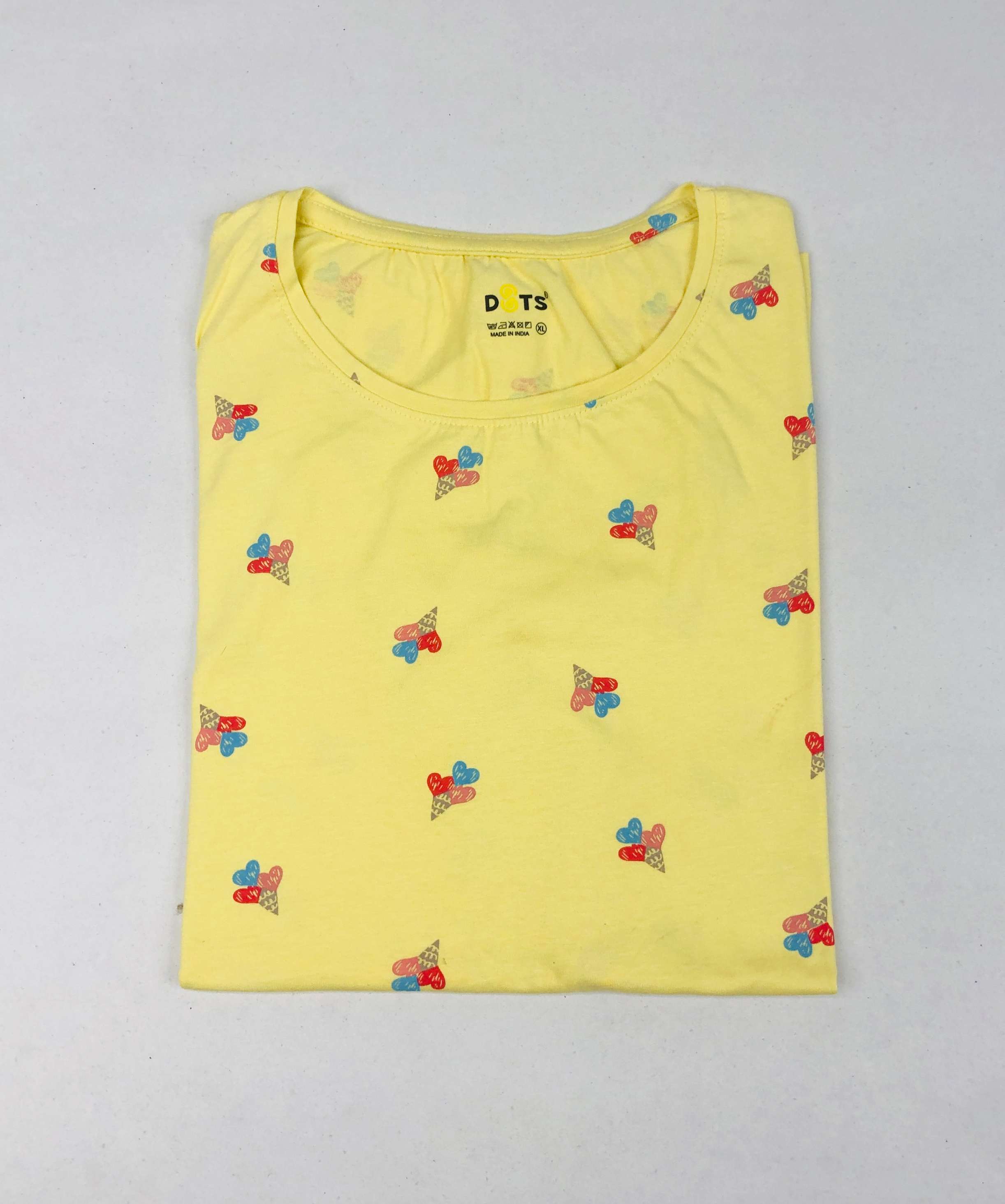 Dots Ladies Printed T-Shirt