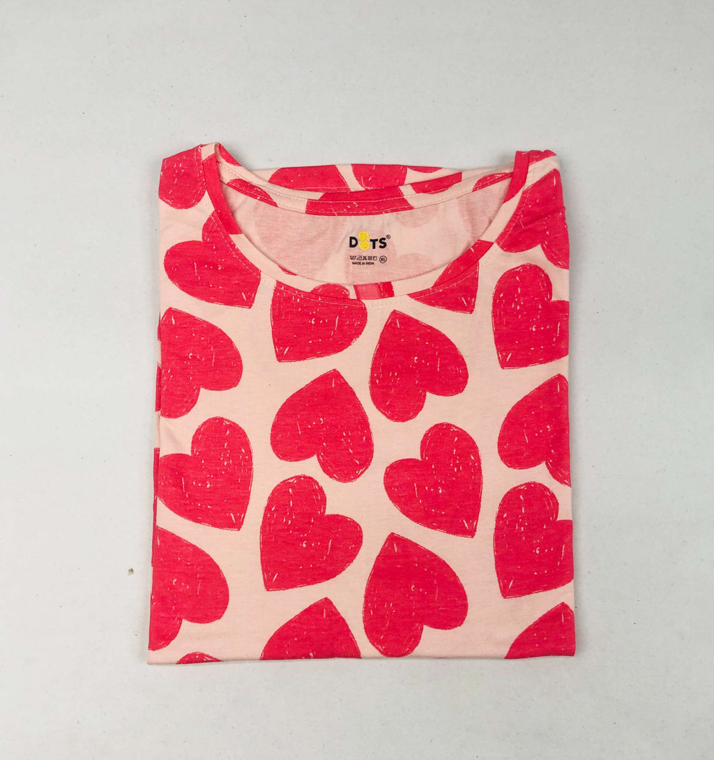 Dots Ladies Printed T-Shirt