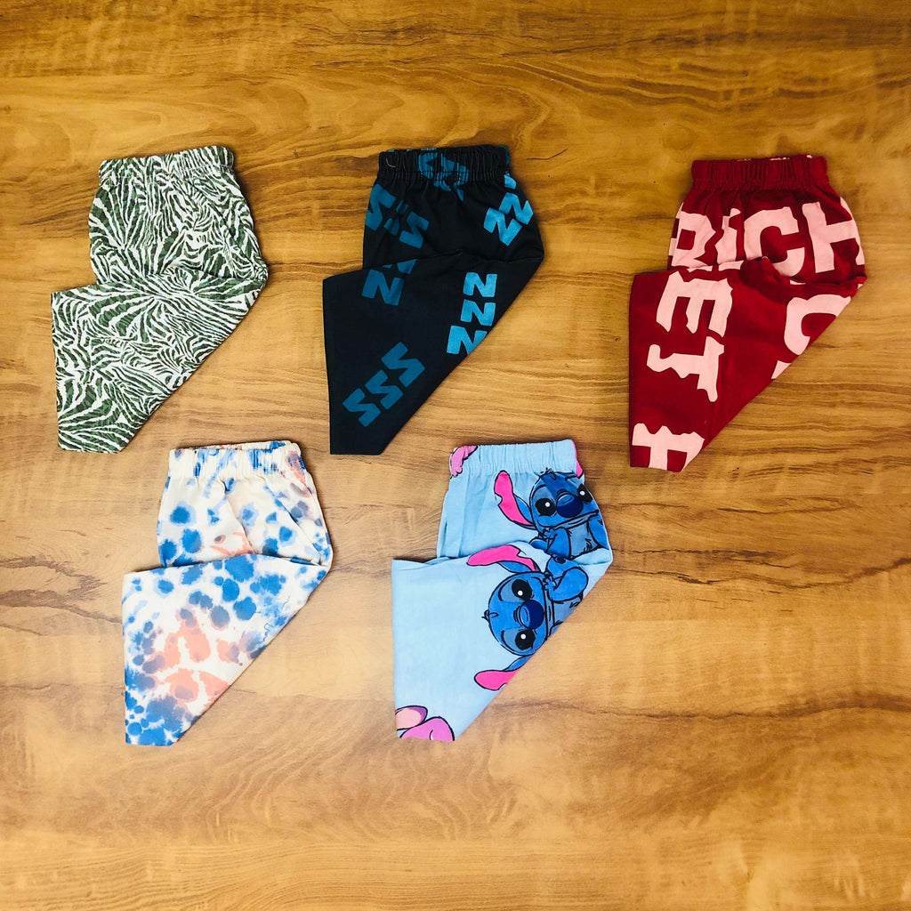 Unisex Kids Pants Pack of 5
