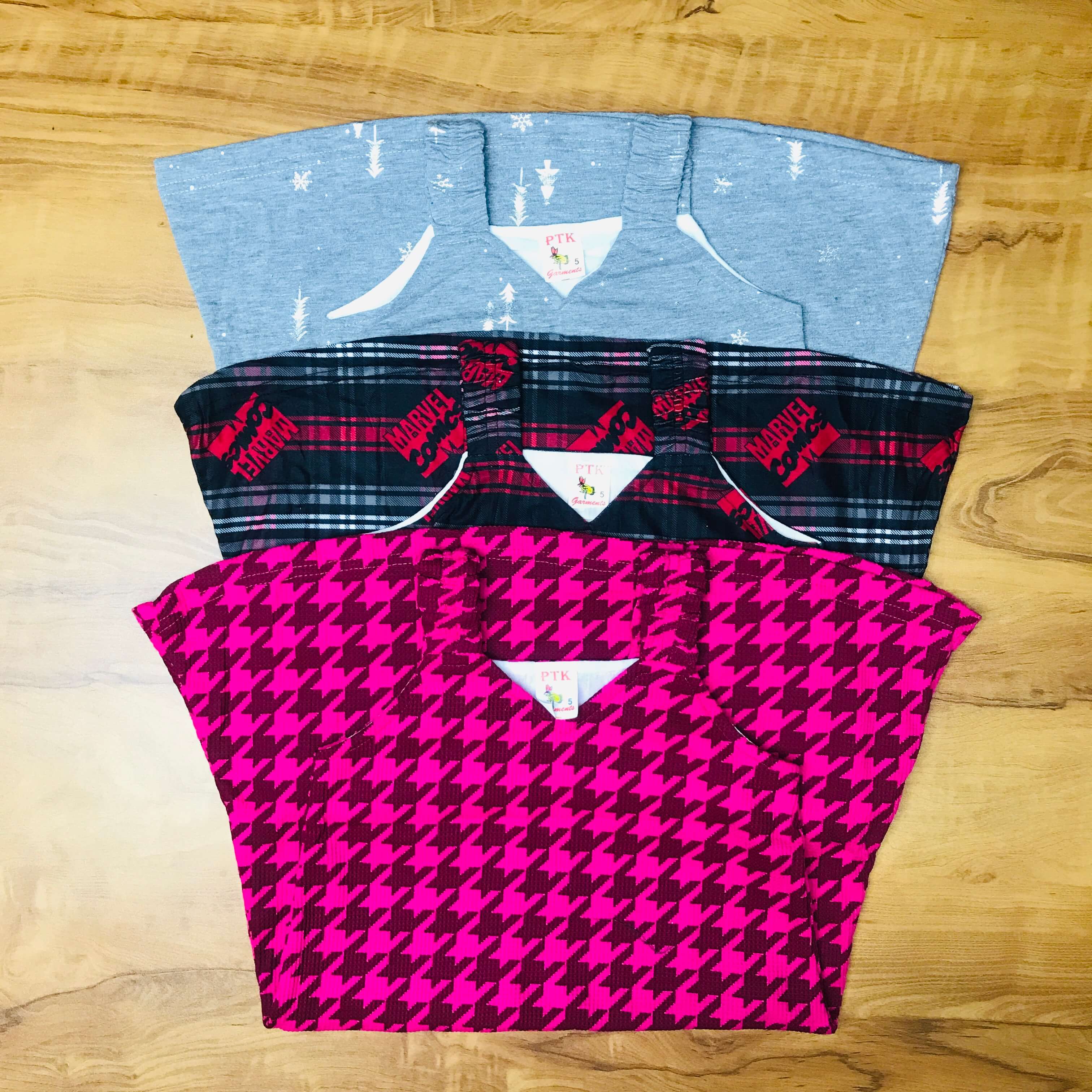 PK Kids Sleeveless Frock Combo