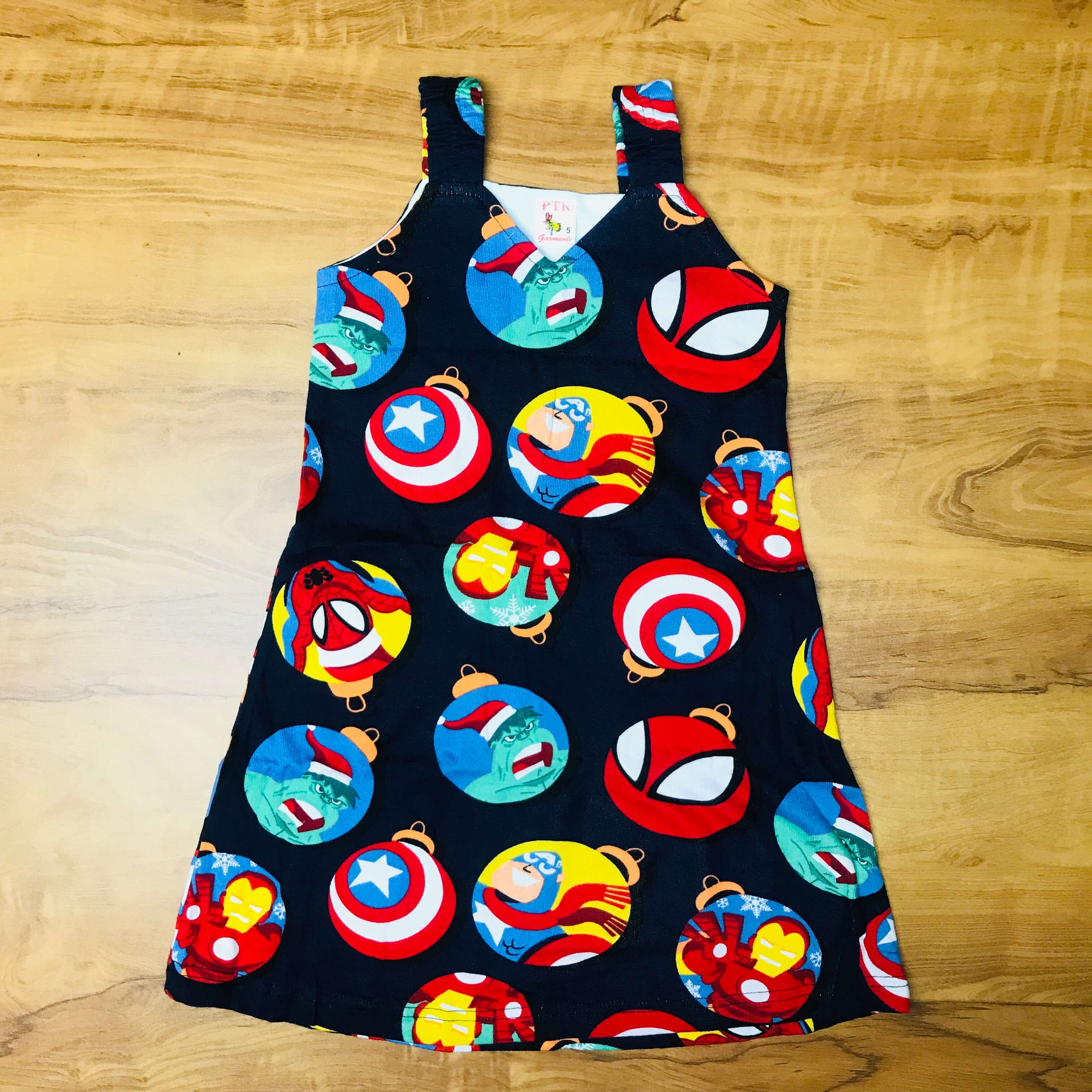 PK Kids Sleeveless Frock Combo