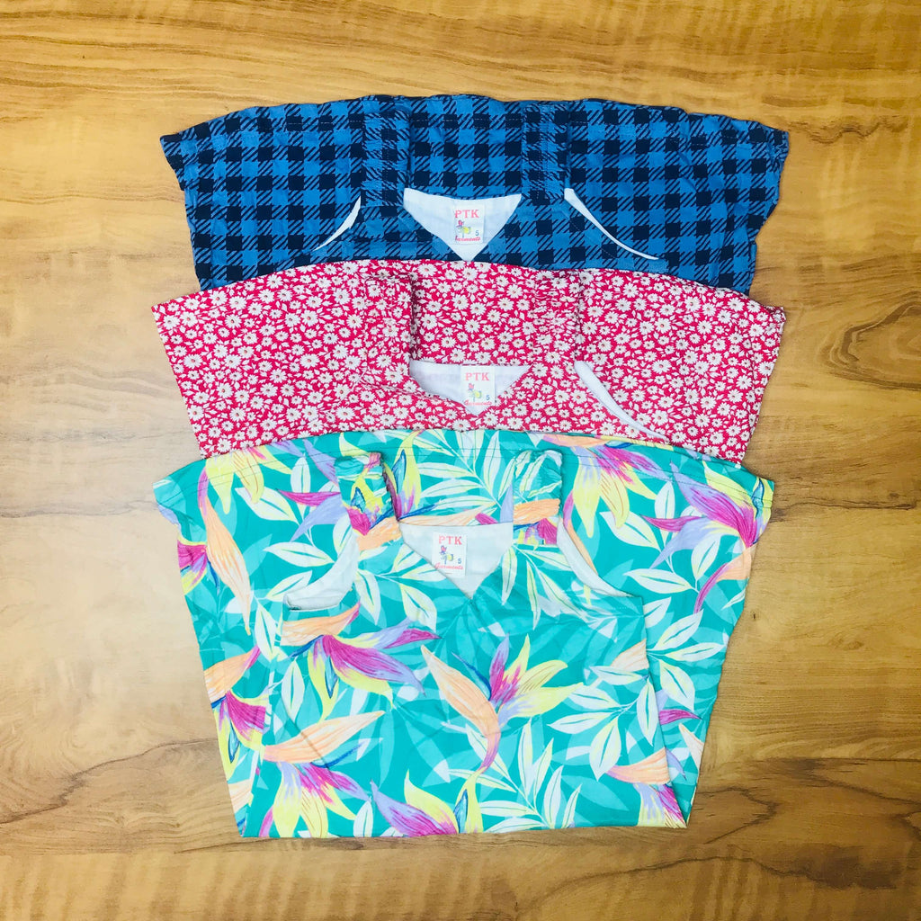 PK Kids Sleeveless Frock Combo