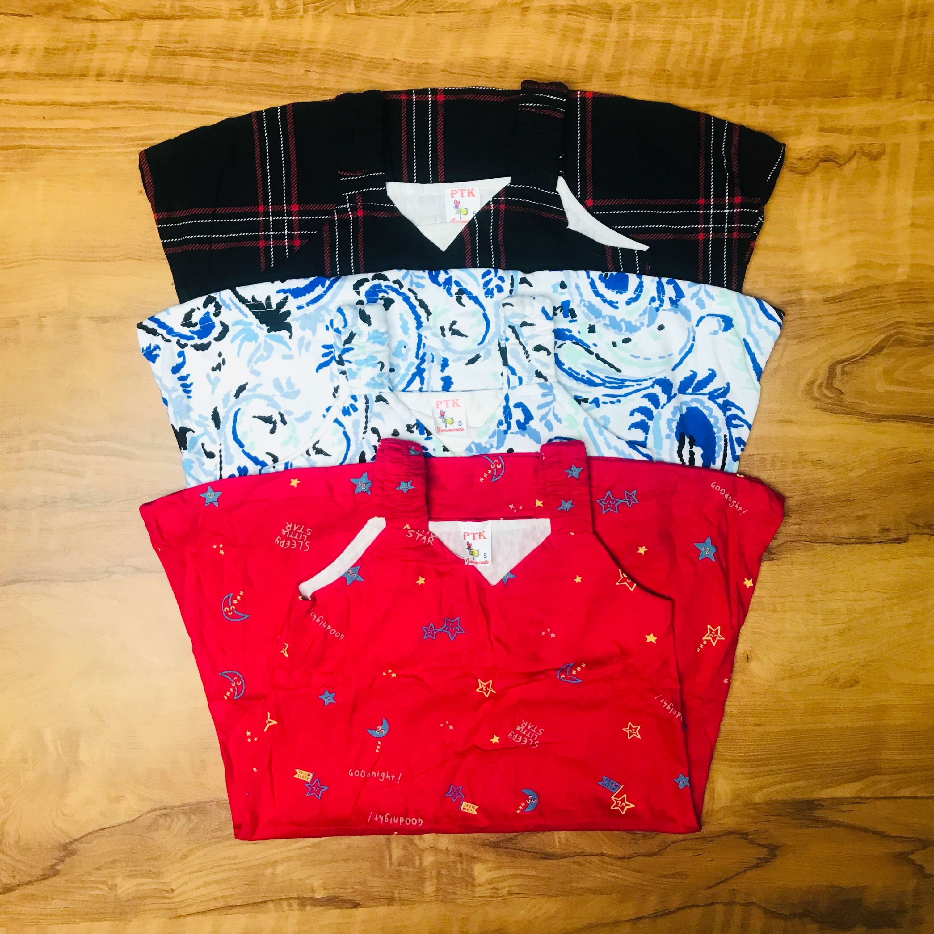 PK Kids Sleeveless Frock Combo