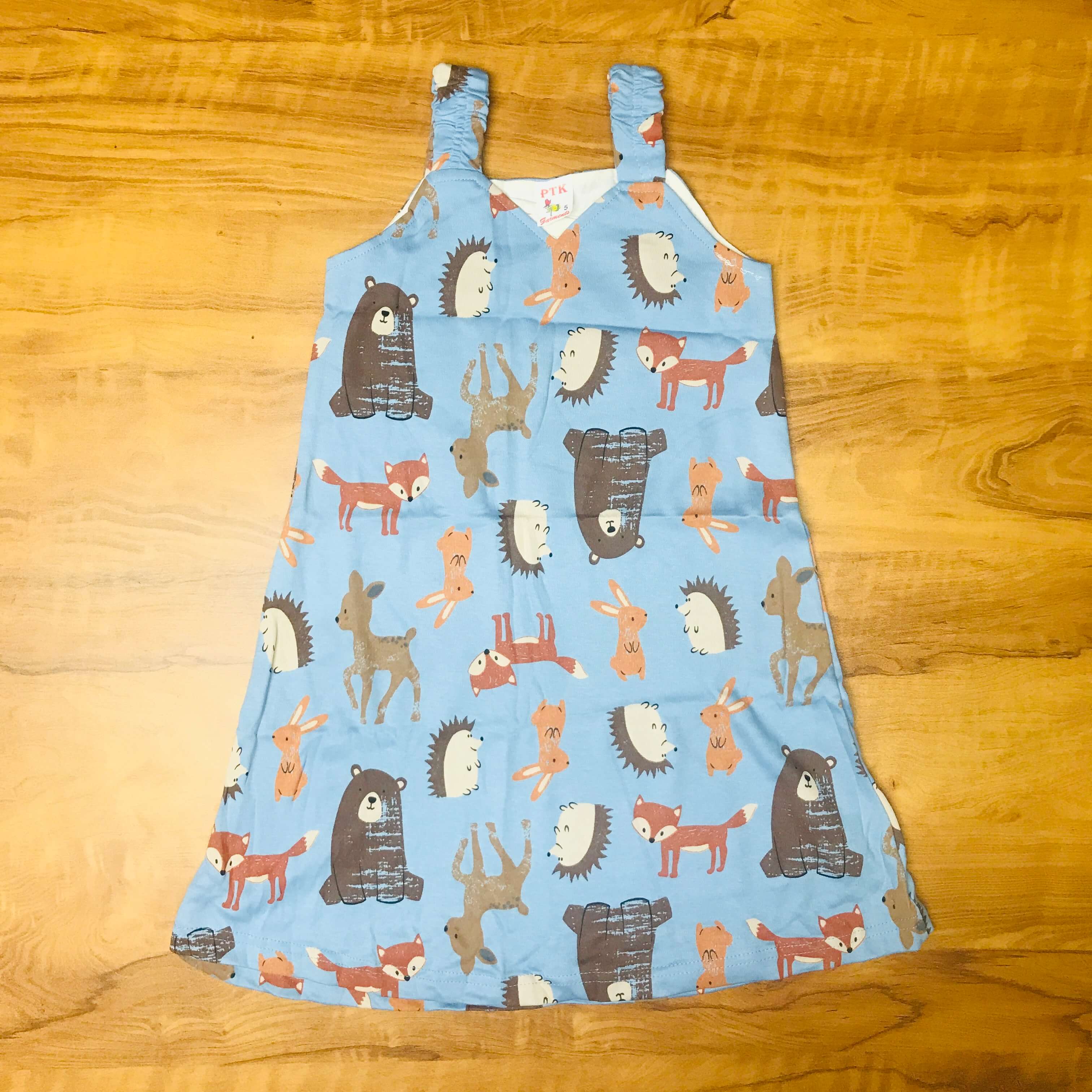 PK Kids Sleeveless Frock Combo