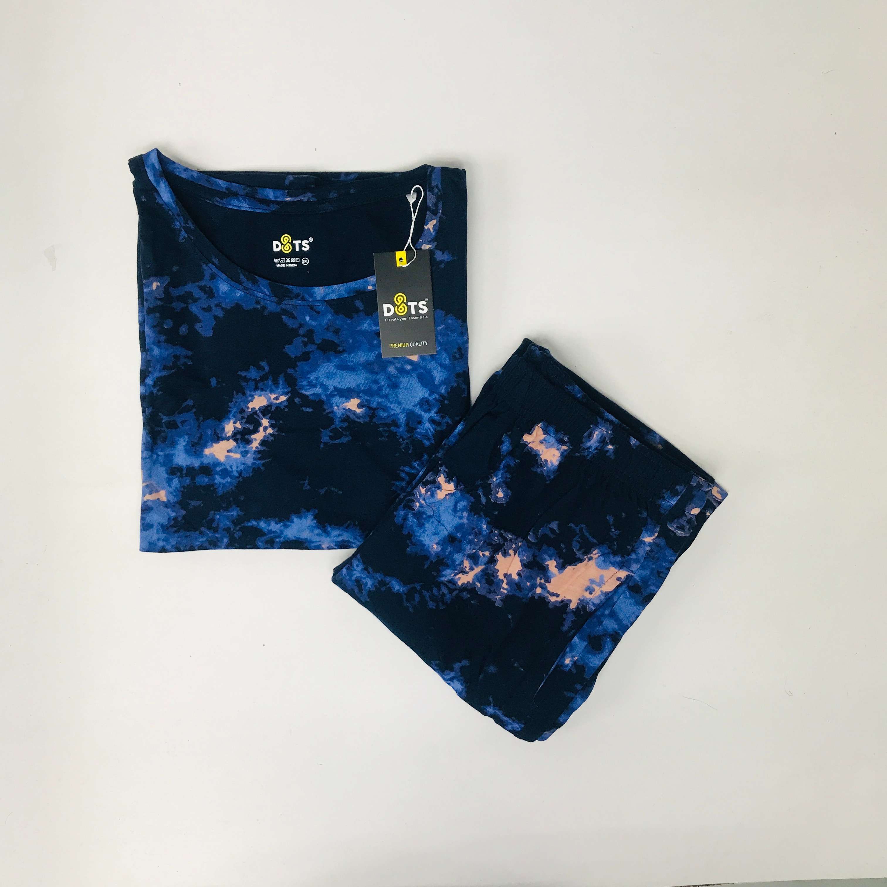 Dots Dream Tie Dye Co-ord Set With Pocket