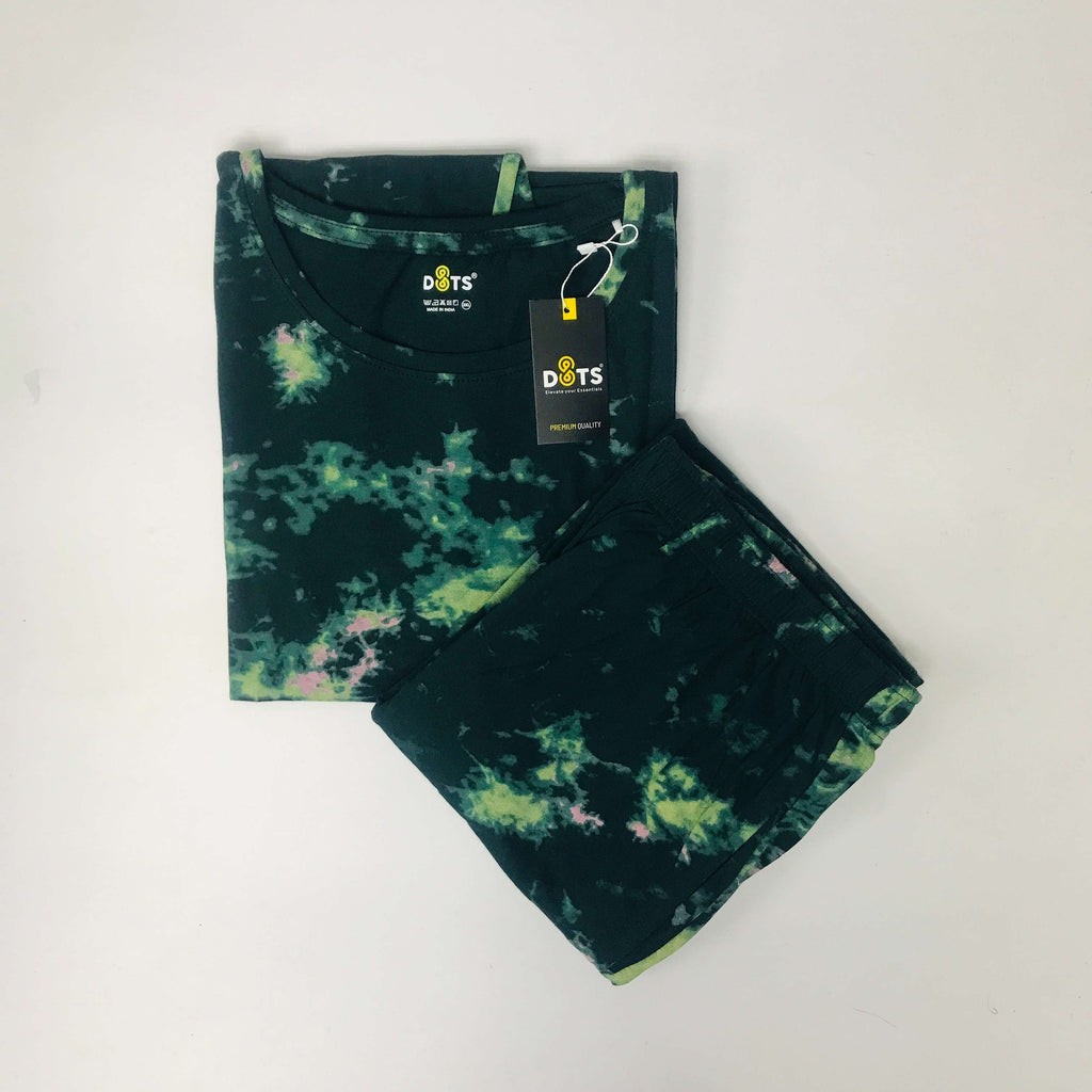 Dots Dream Tie Dye Co-ord Set With Pocket
