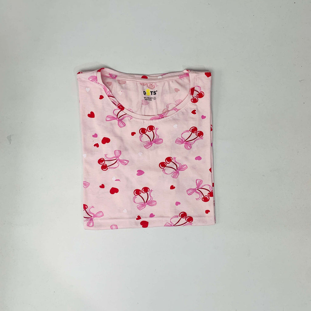 Dots Ladies Printed T-Shirt