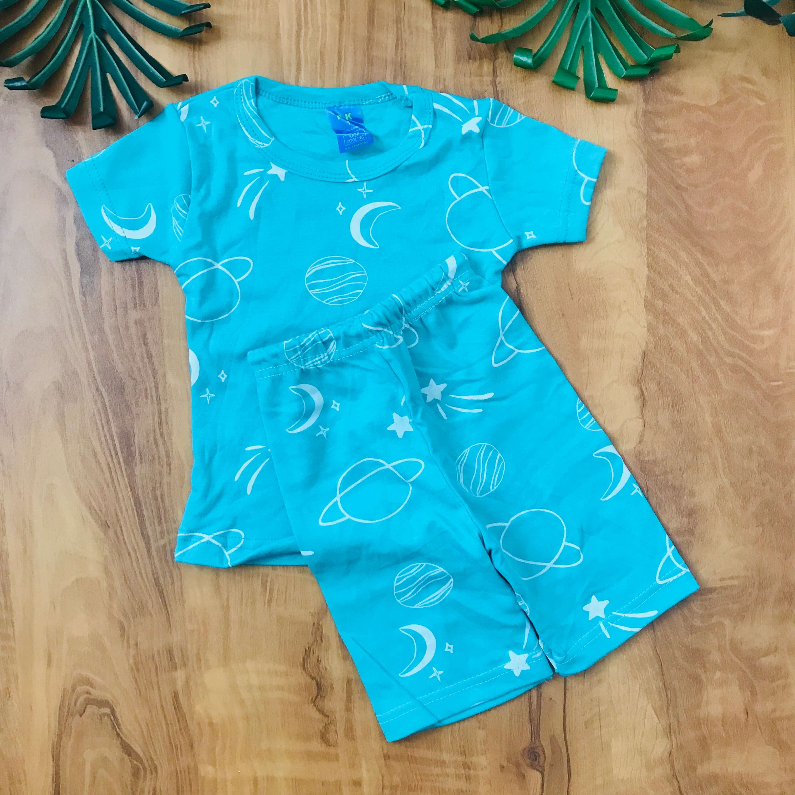 Kids Printed Shorts Set
