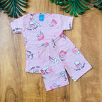Kids Printed Shorts Set