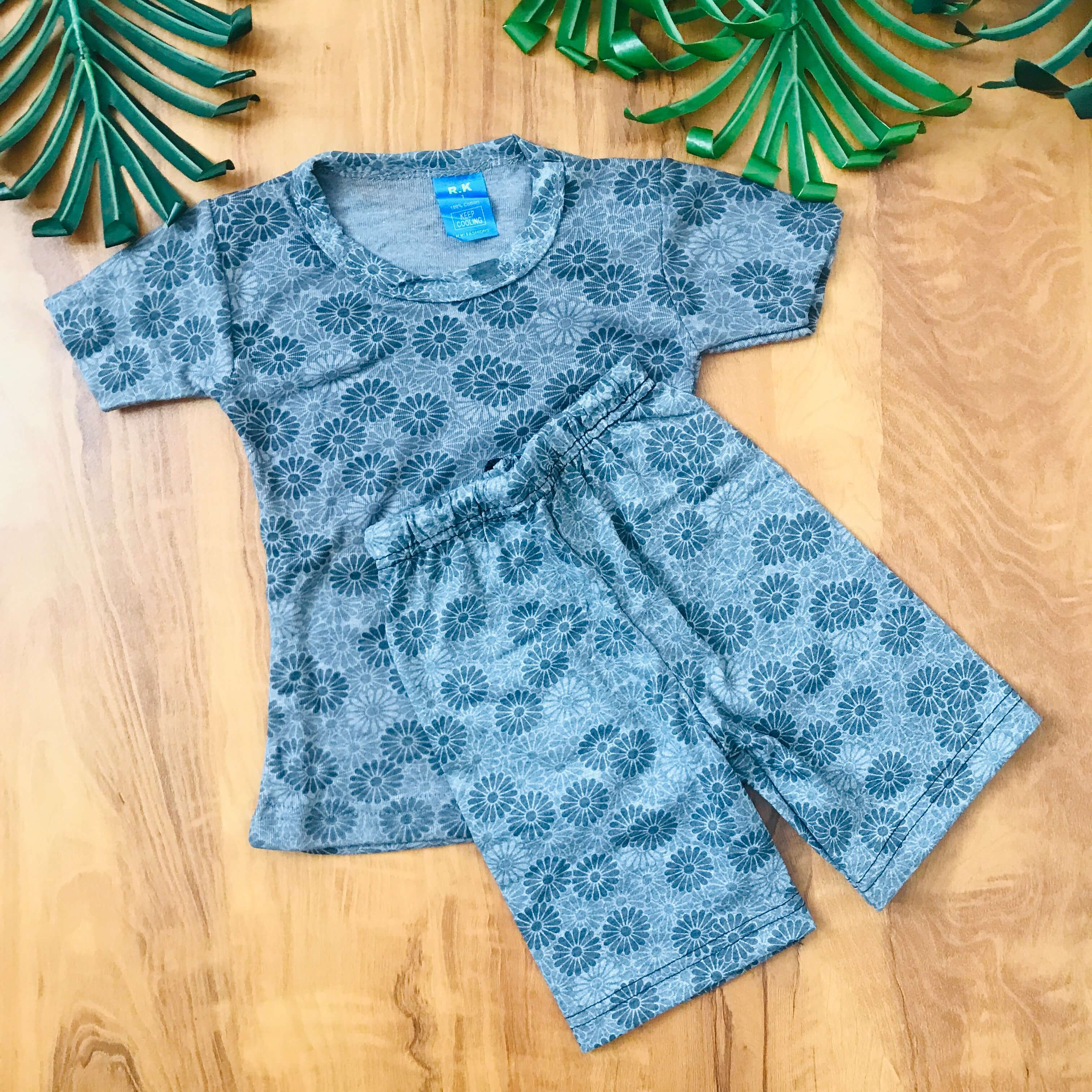 Kids Printed Shorts Set
