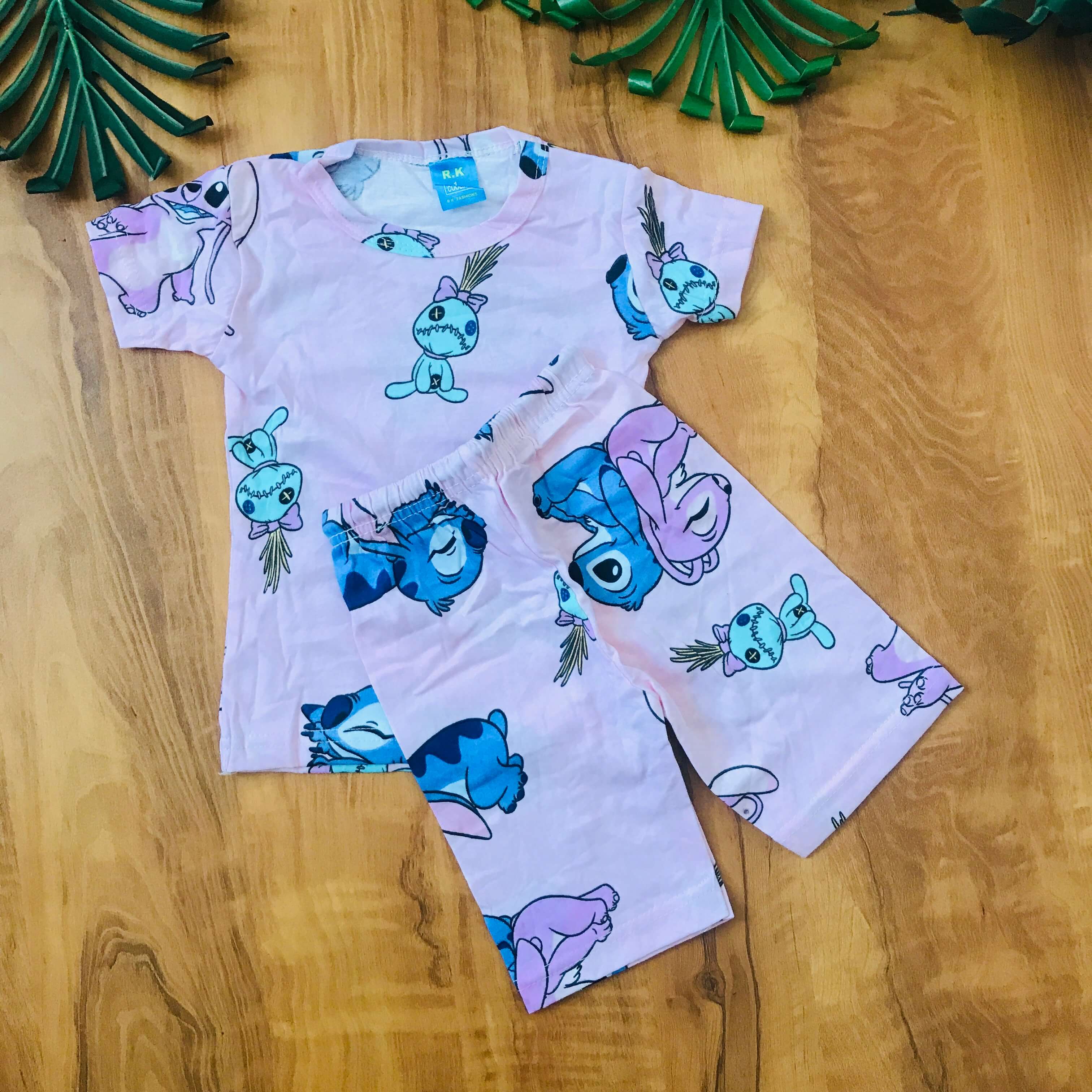 Kids Printed Shorts Set