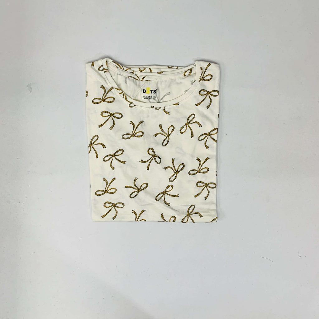Dots Ladies Printed T-Shirt