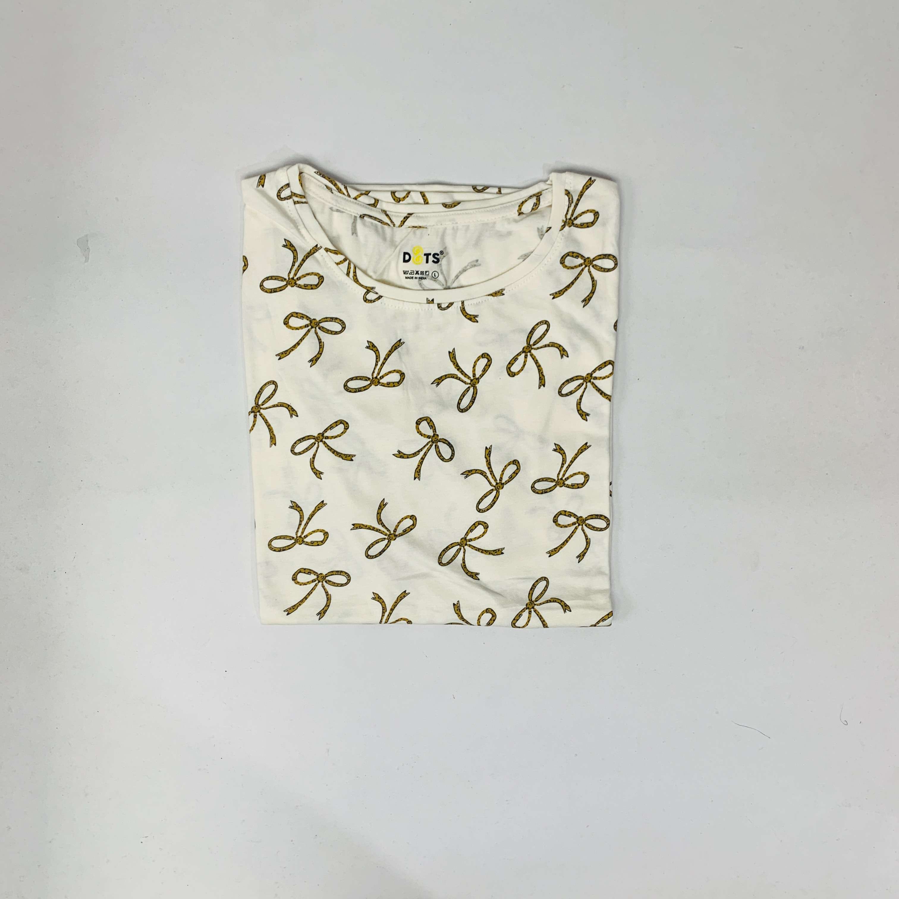 Dots Ladies Printed T-Shirt