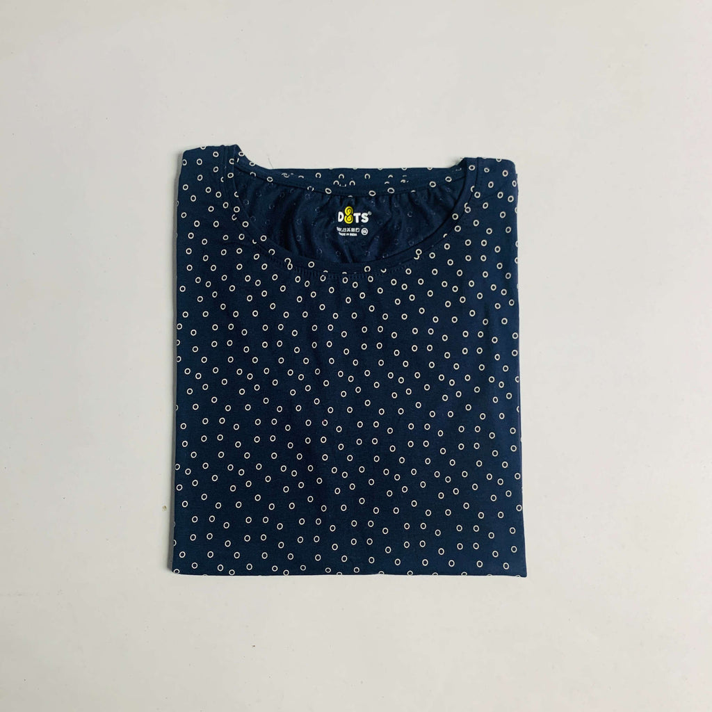 Dots Ladies Printed T-Shirt