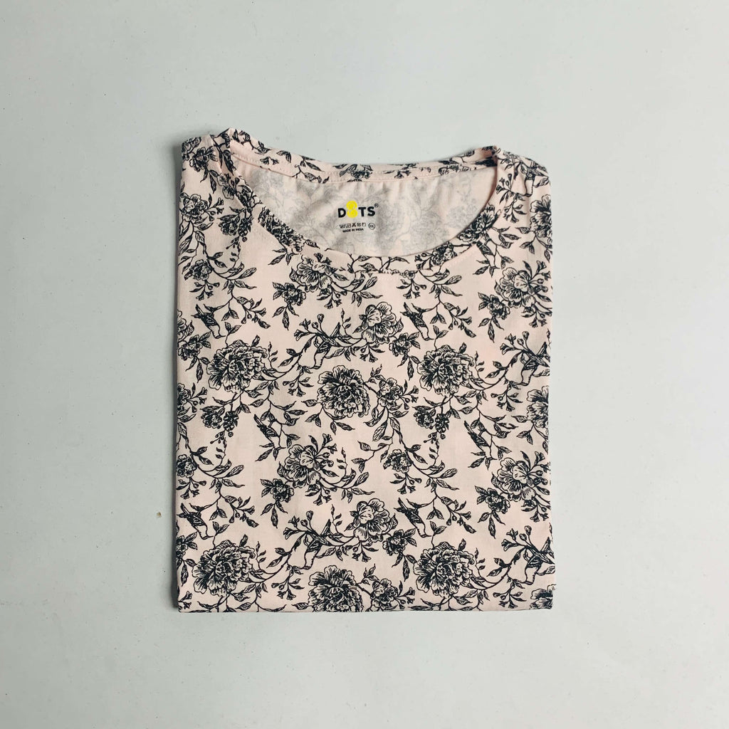 Dots Ladies Printed T-Shirt