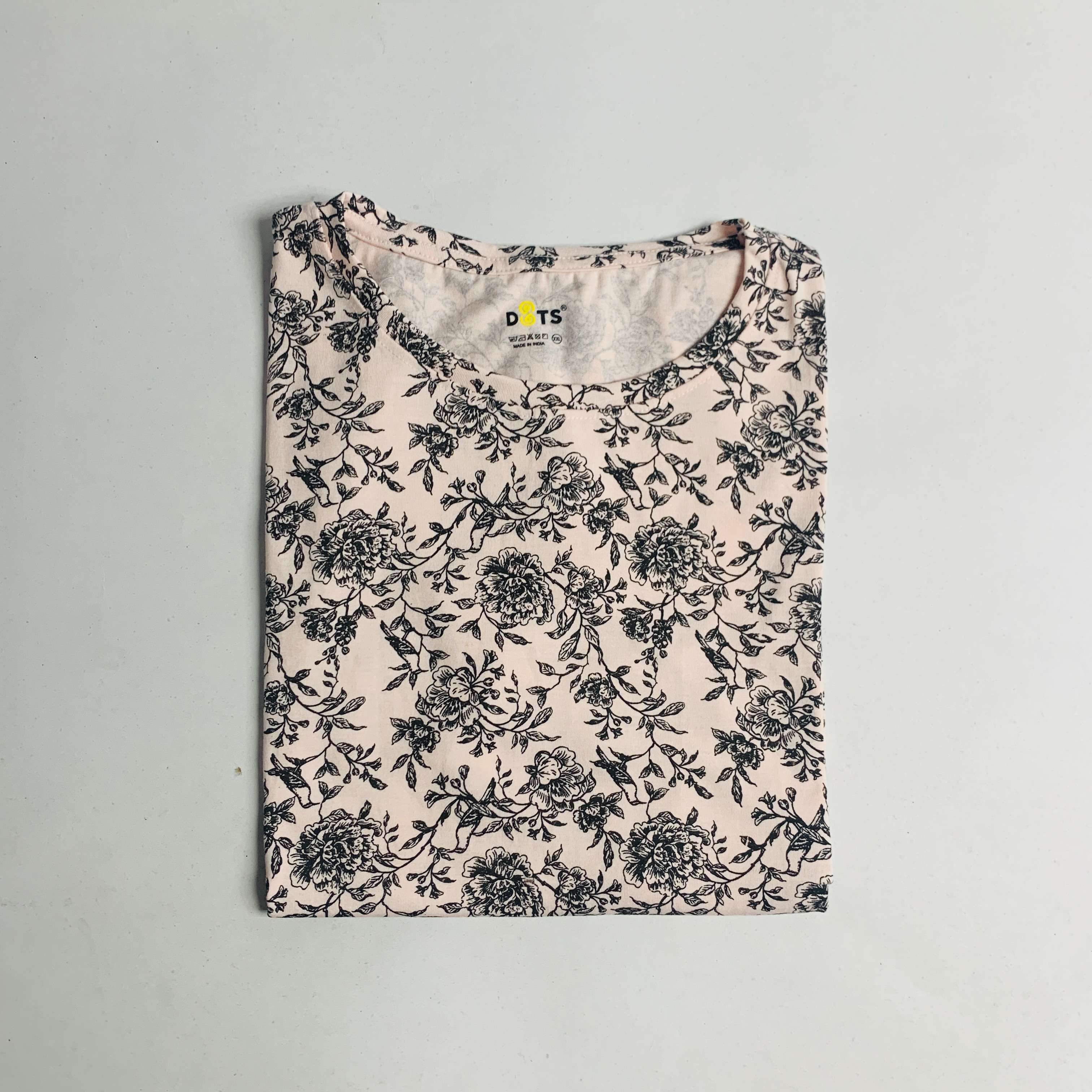 Dots Ladies Printed T-Shirt