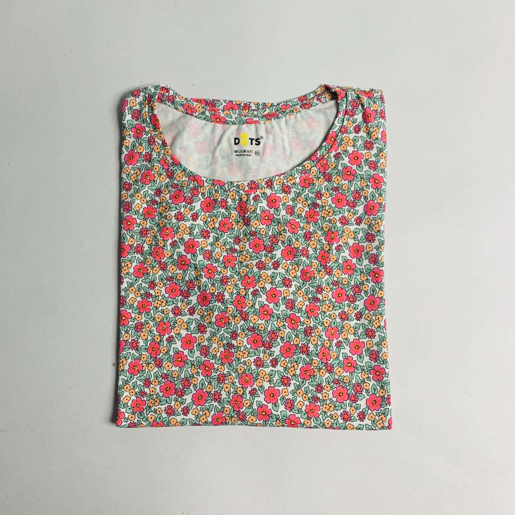 Dots Ladies Printed T-Shirt