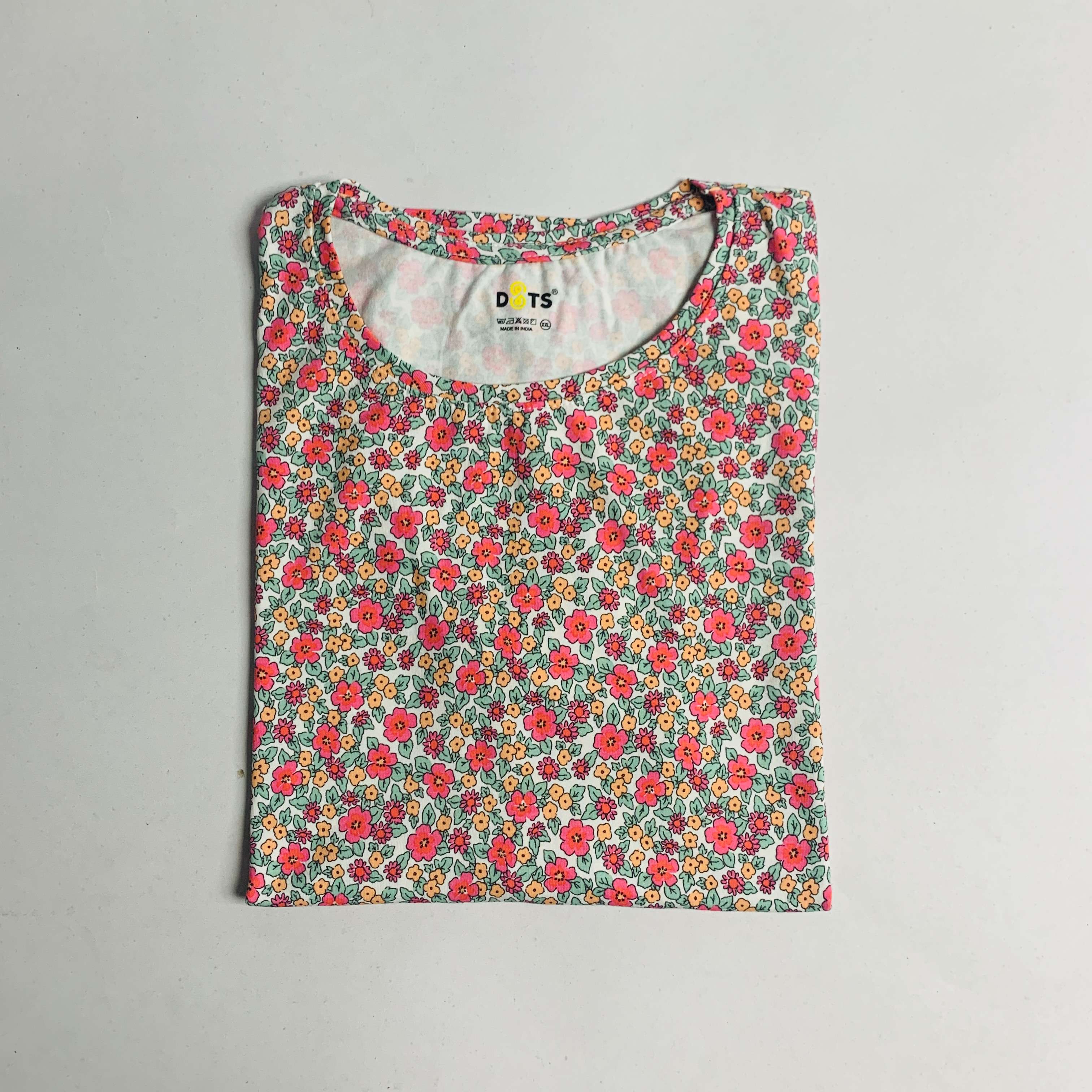 Dots Ladies Printed T-Shirt
