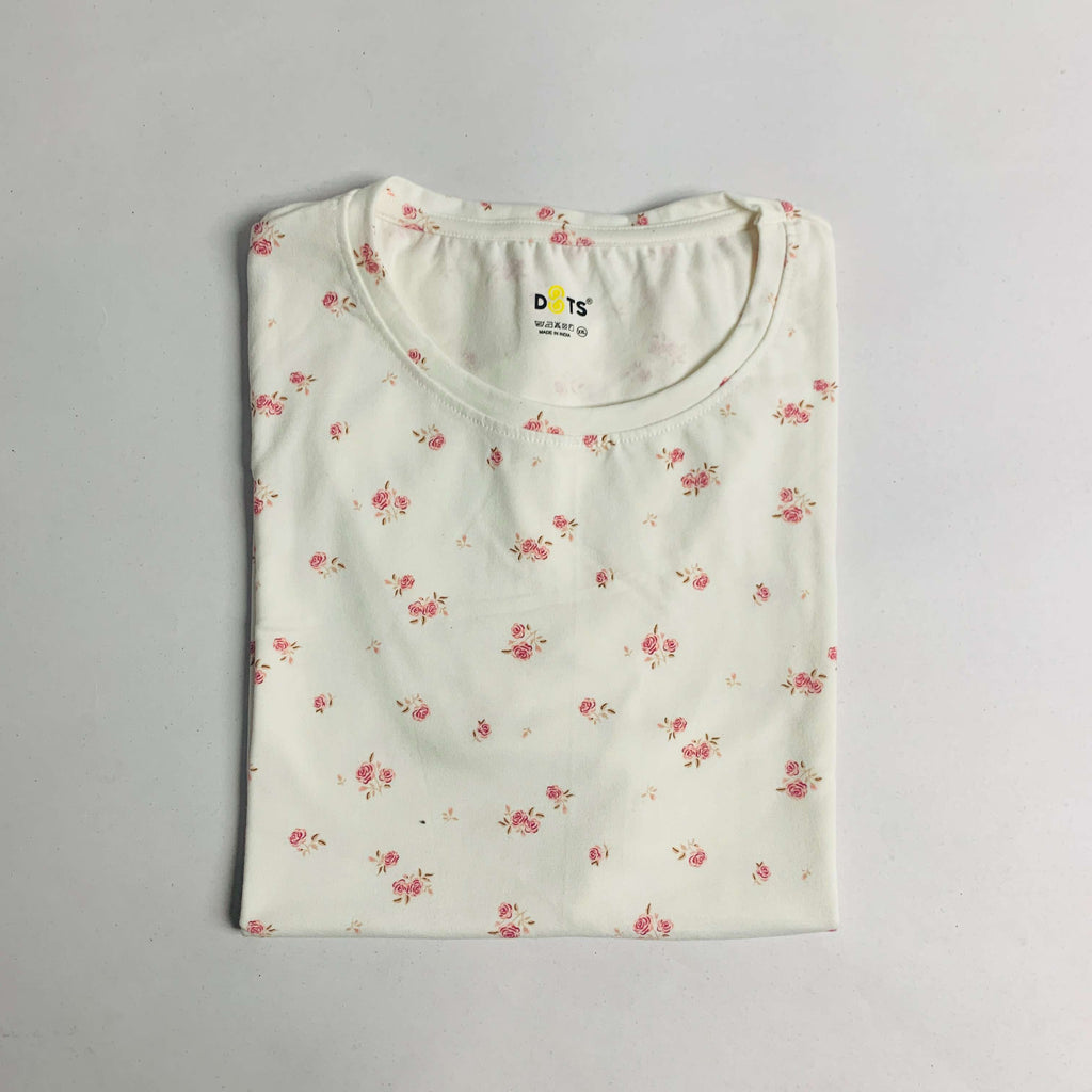 Dots Ladies Printed T-Shirt