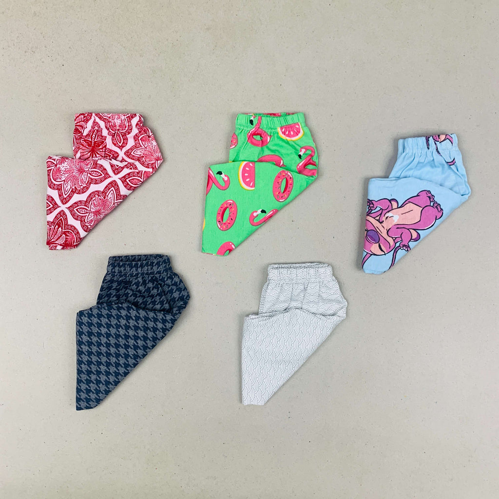 Unisex Kids Pants Pack of 5