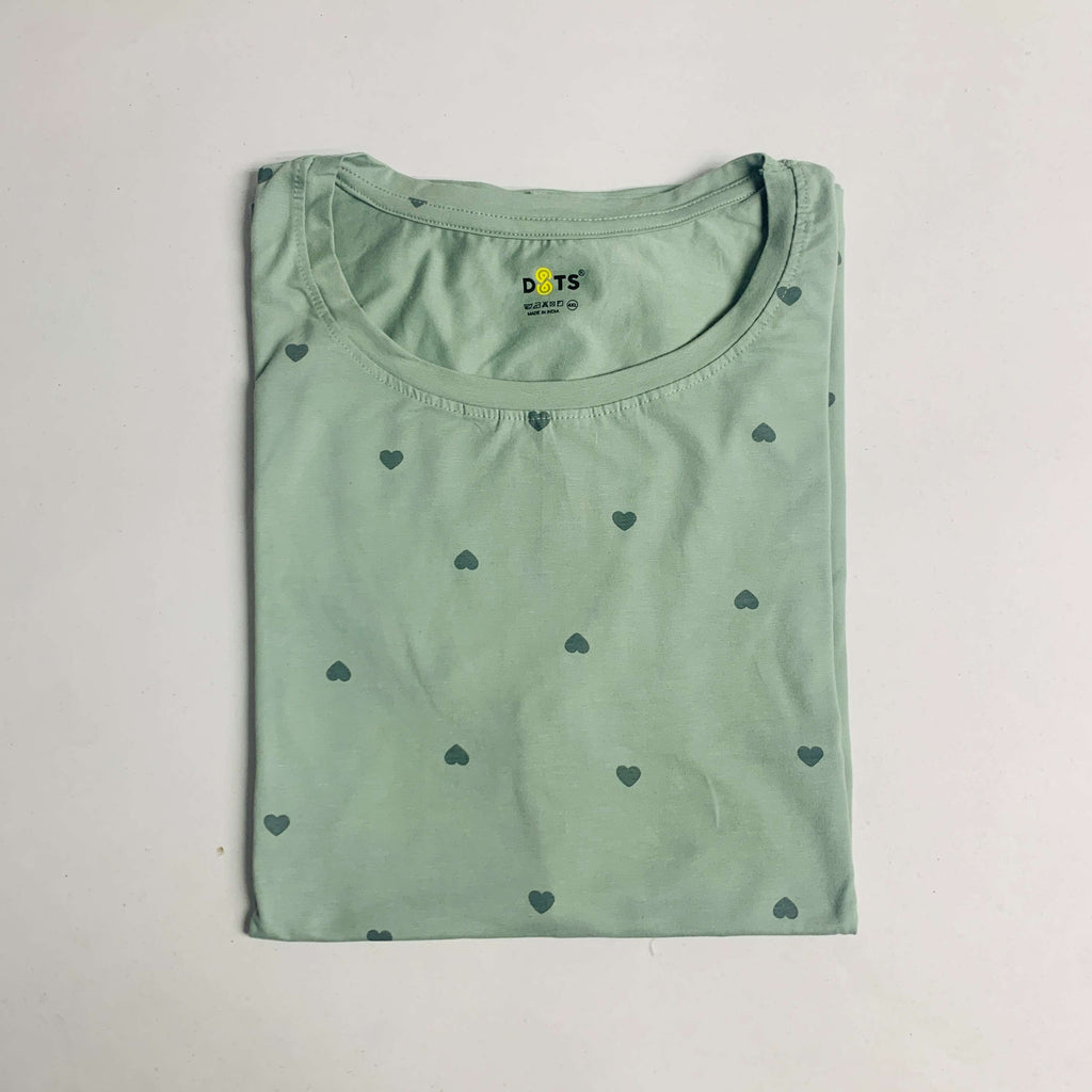 Dots Ladies Printed T-Shirt