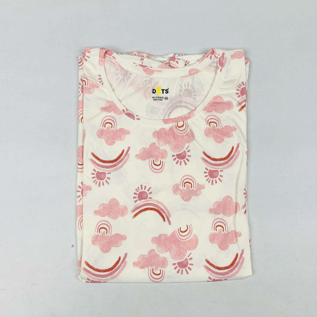 Dots Ladies Printed T-Shirt