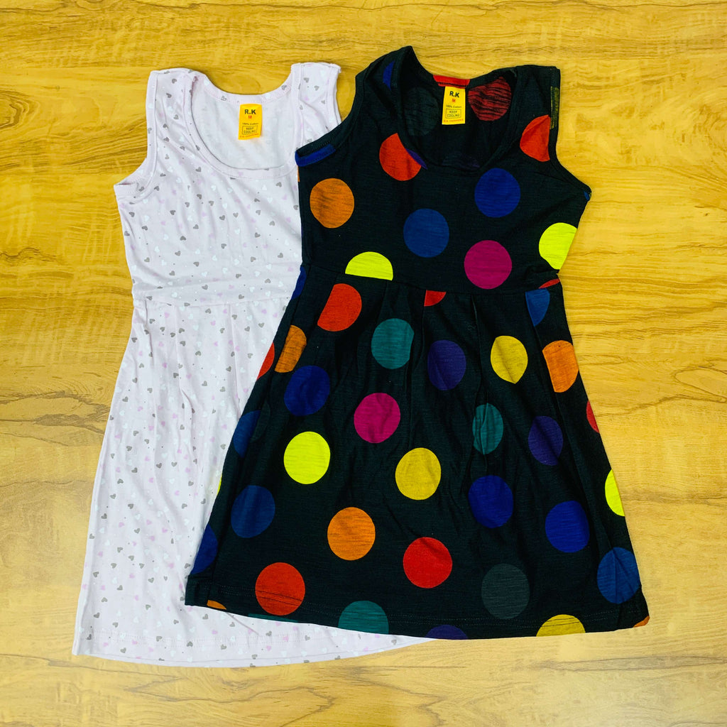 Tiny Pearl Frock Combo Pack Of 2