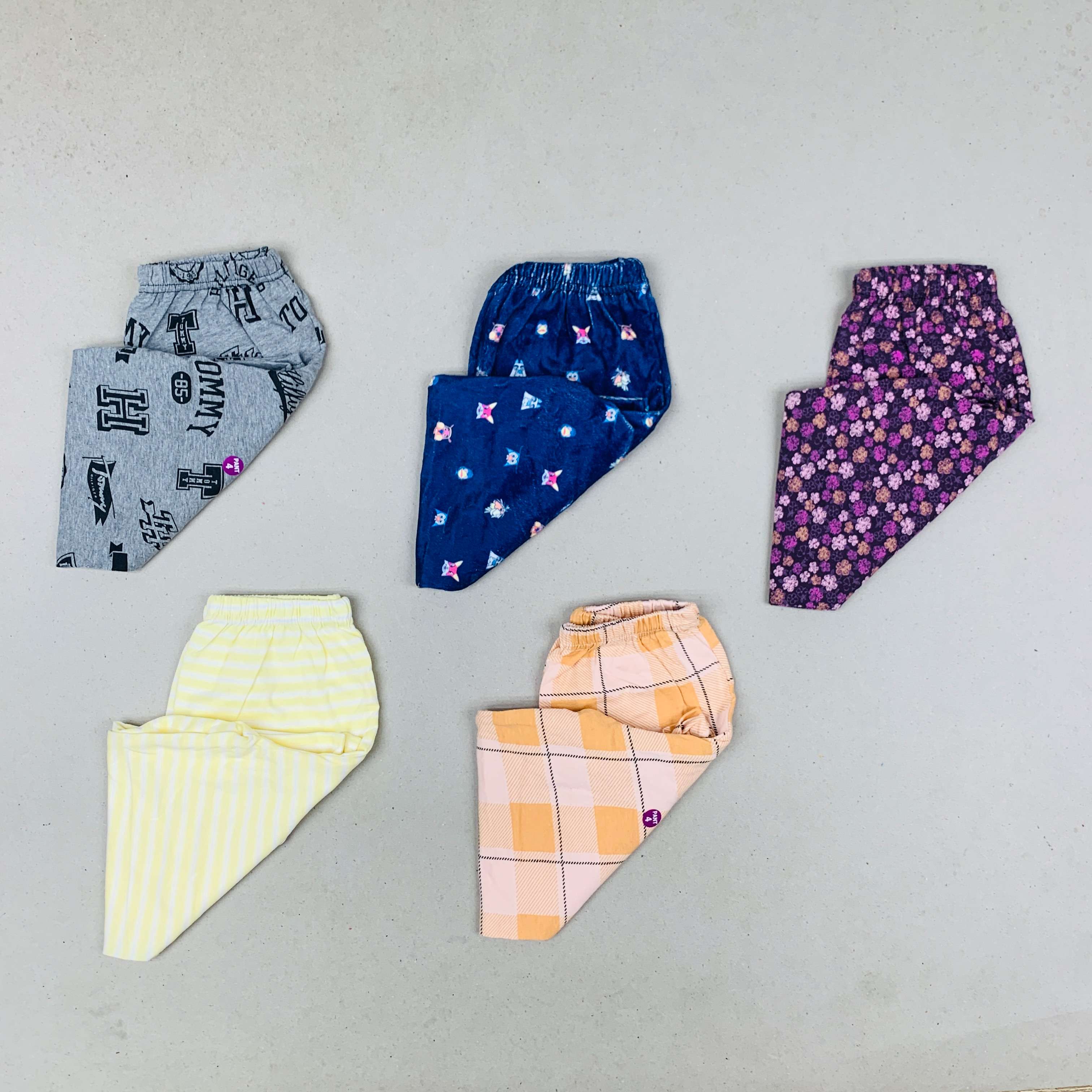 Unisex Kids Pants Pack of 5