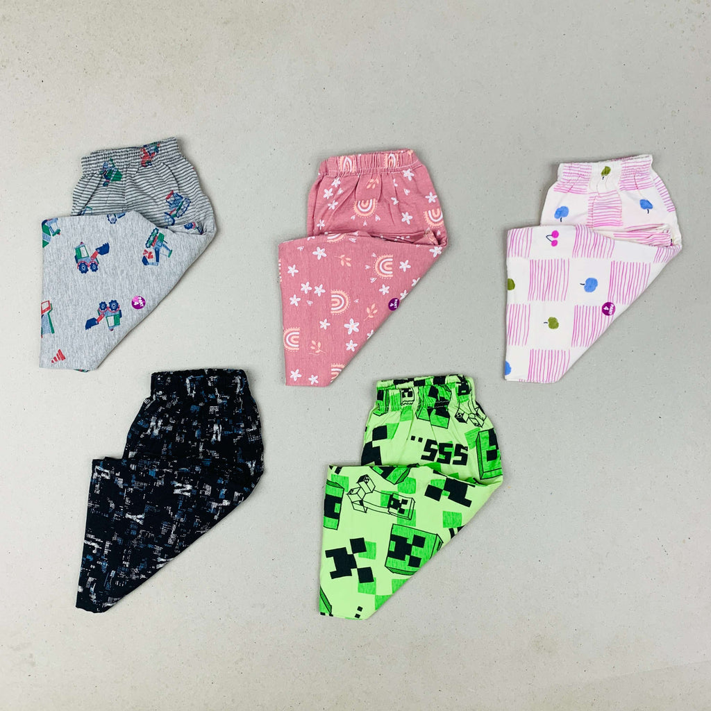 Unisex Kids Pants Pack of 5