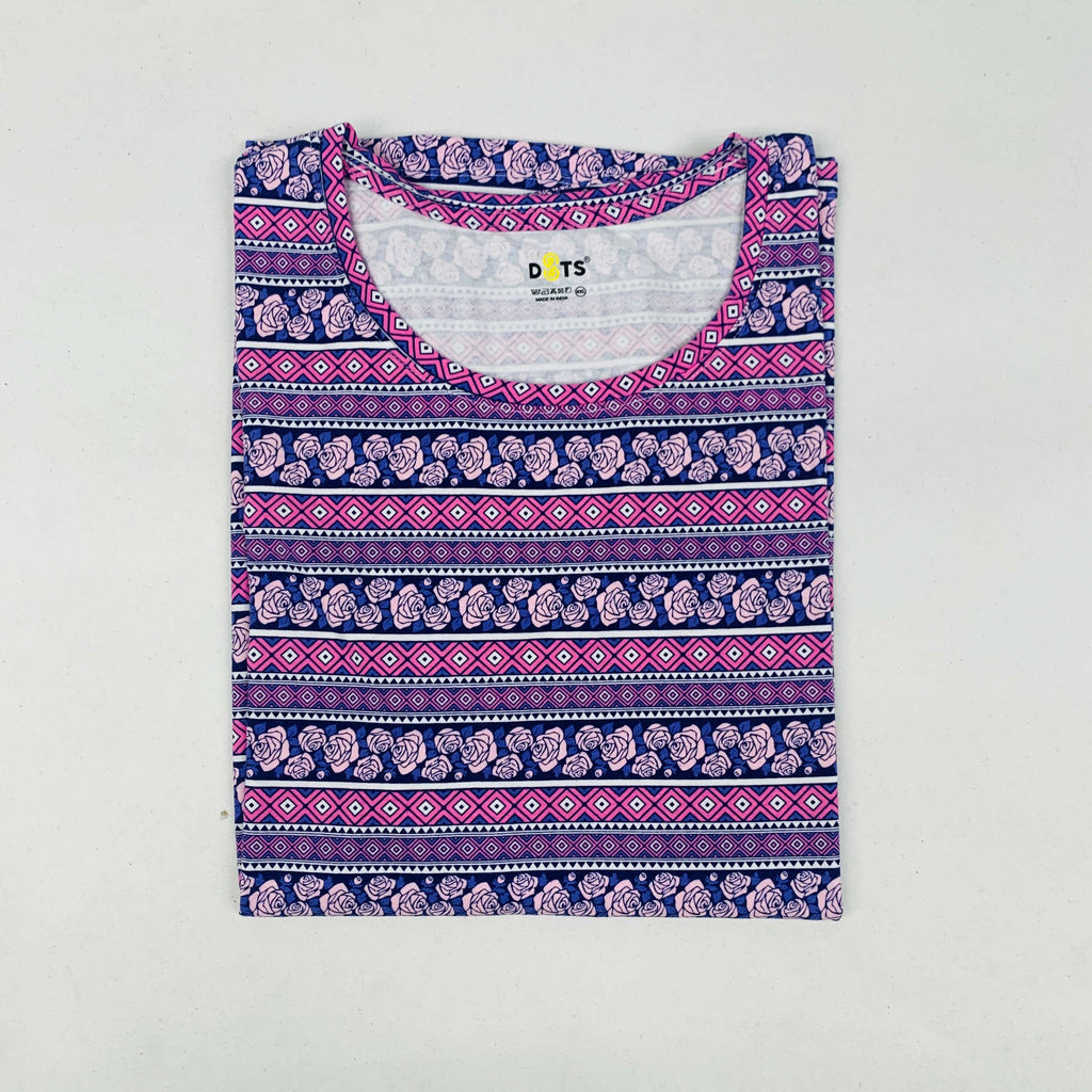 Dots Ladies Printed T-Shirt