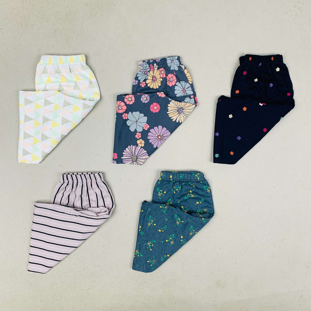 Unisex Kids Pants Pack of 5