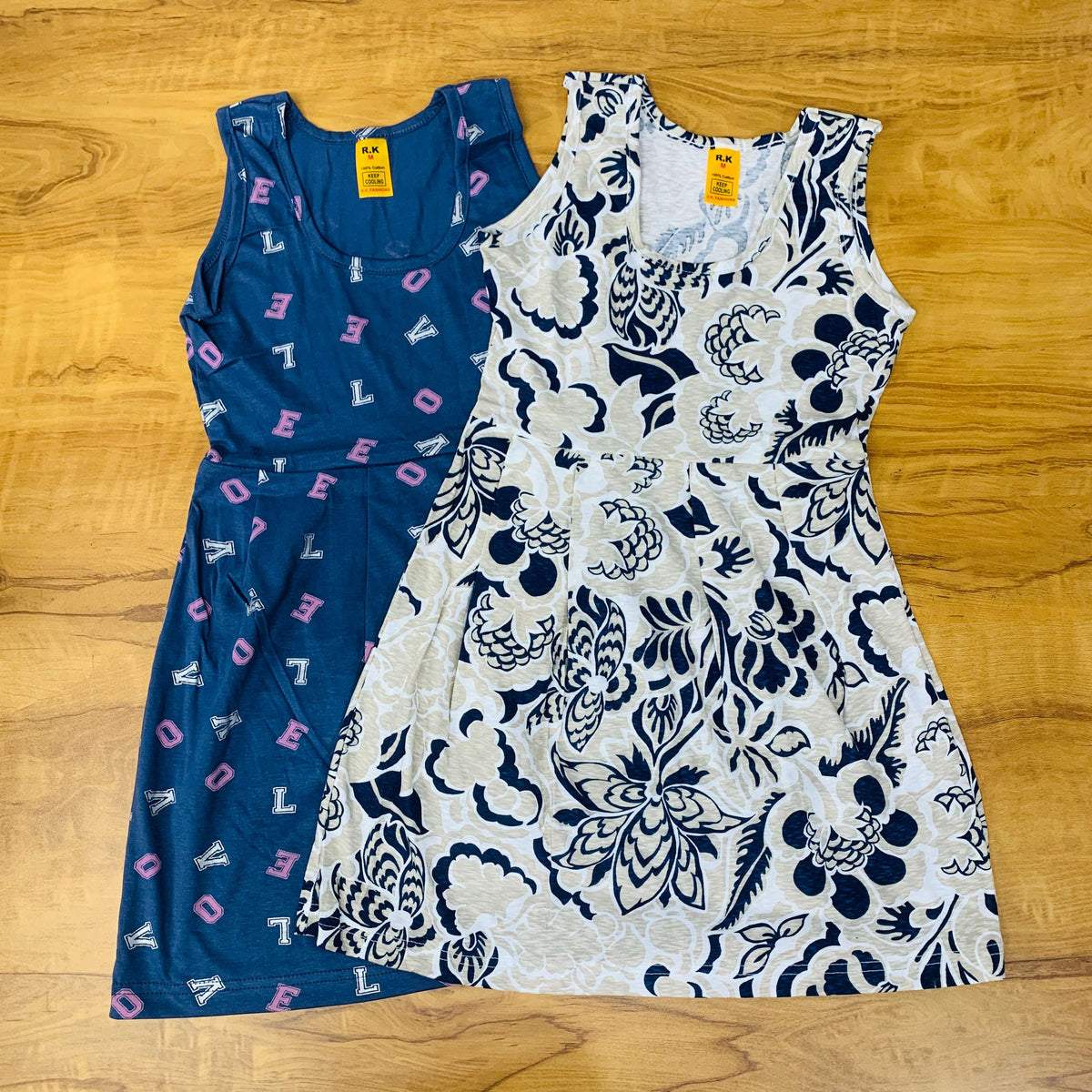 Tiny Pearl Frock Combo Pack Of 2