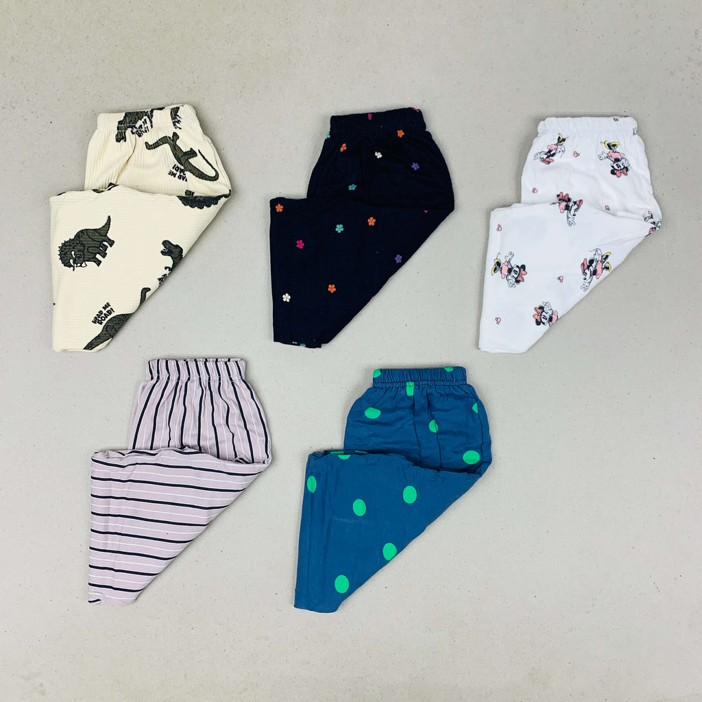 Unisex Kids Pants Pack of 5