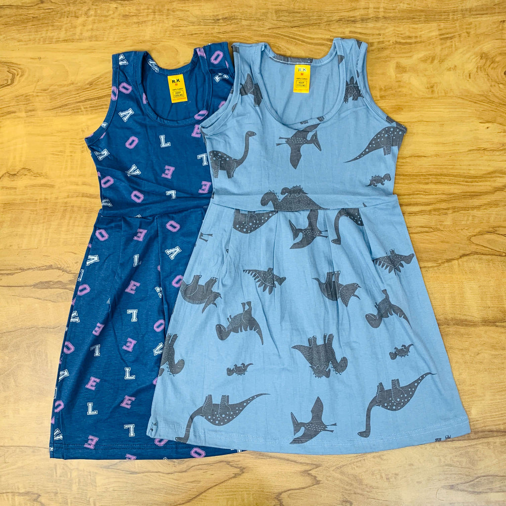 Tiny Pearl Frock Combo Pack Of 2